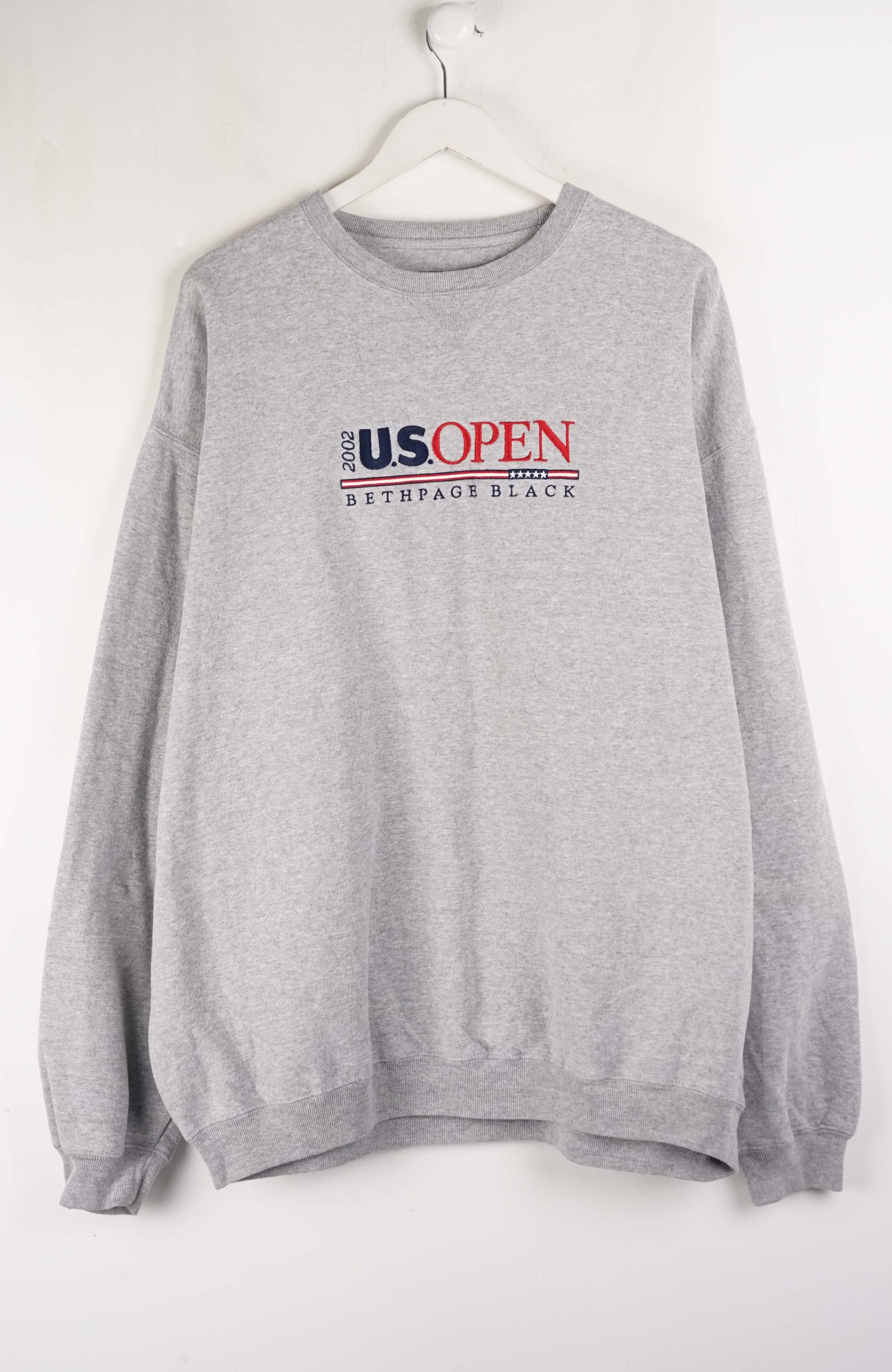VINTAGE 2002 U.S. OPEN BETHPAGE BLACK GOLF SWEATER (XXL)