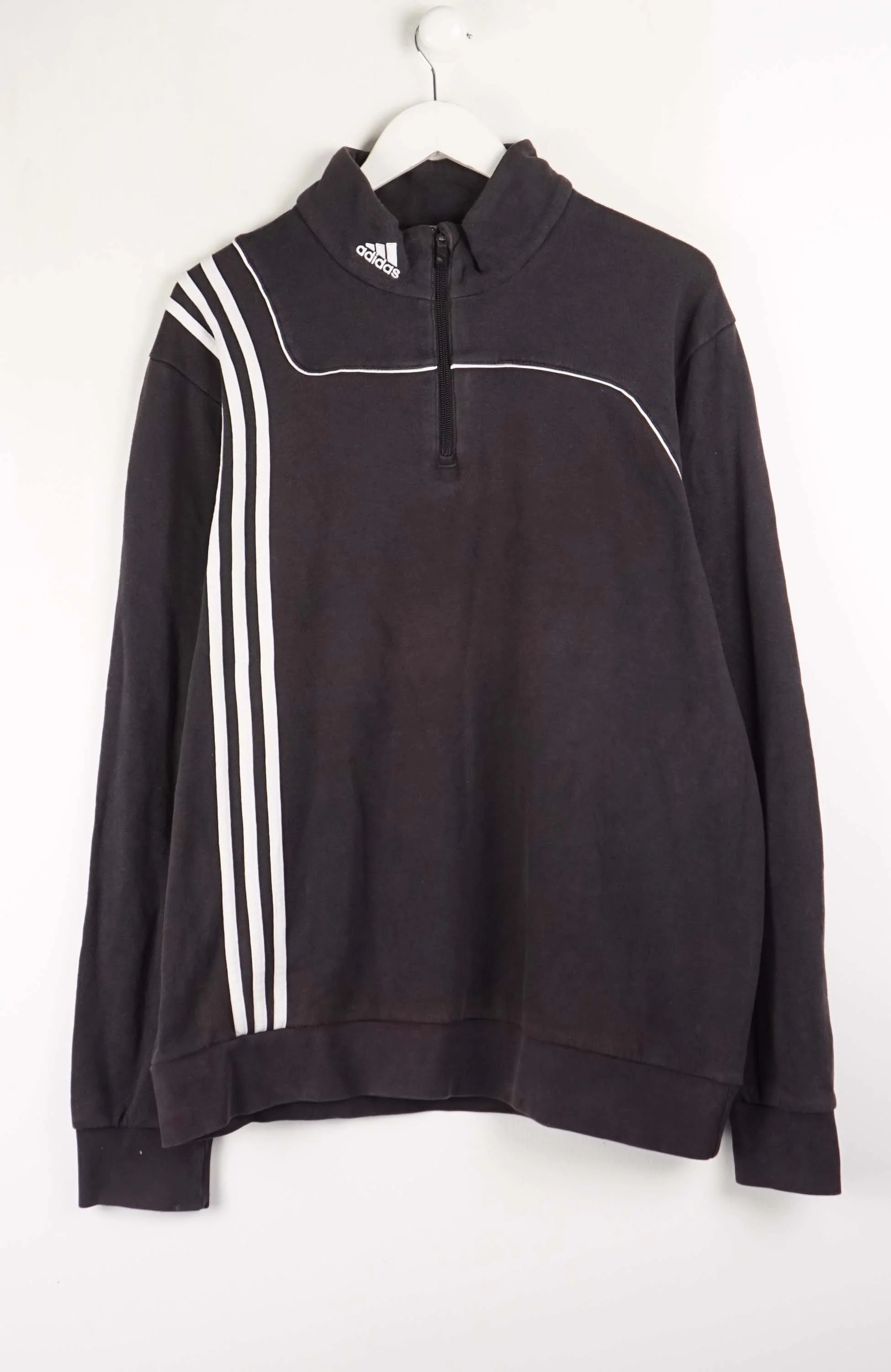 VINTAGE ADIDAS 1/4 ZIP SWEATER (XL)
