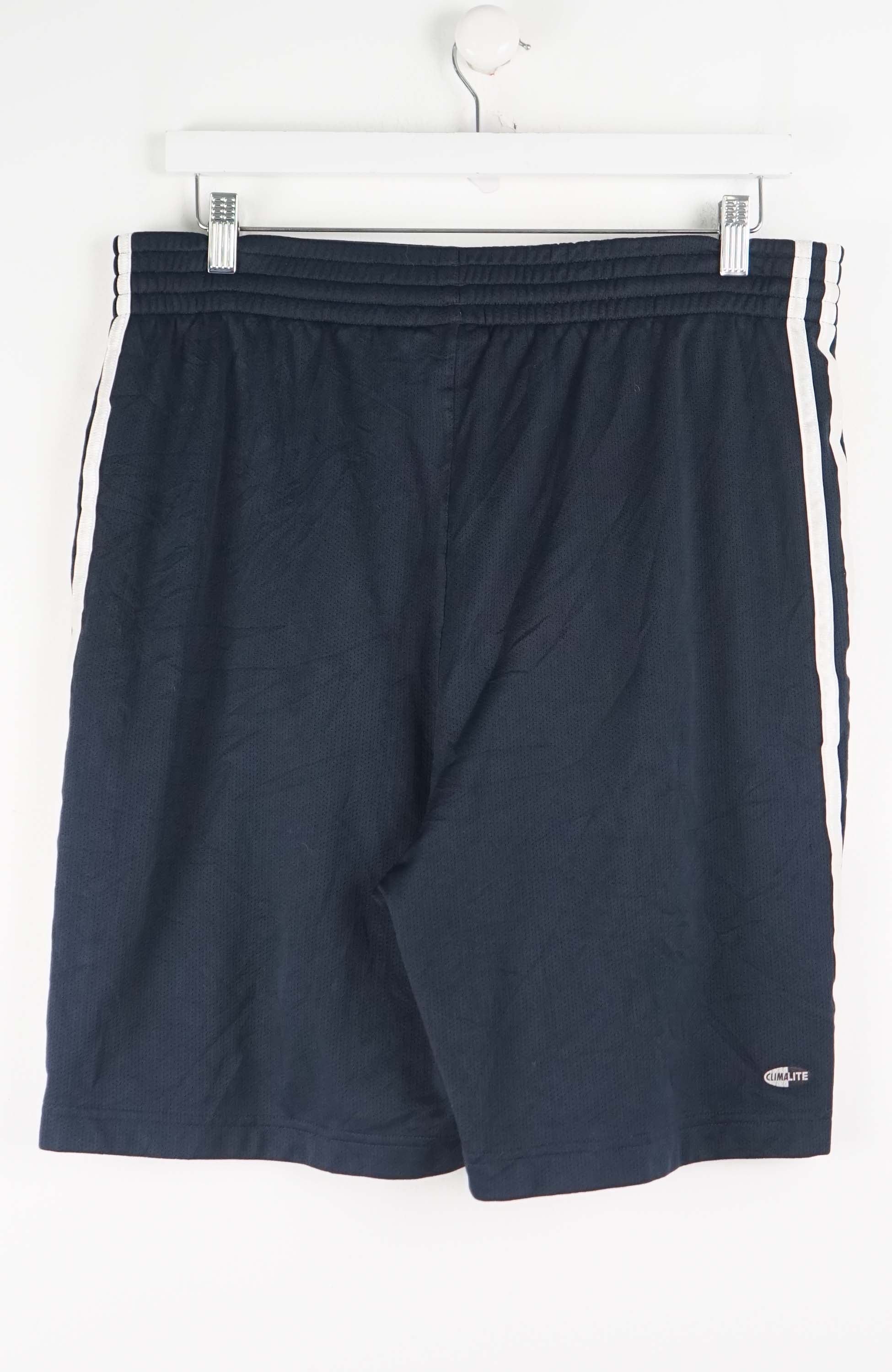 VINTAGE ADIDAS JERSEY SHORTS W32 - Image 3