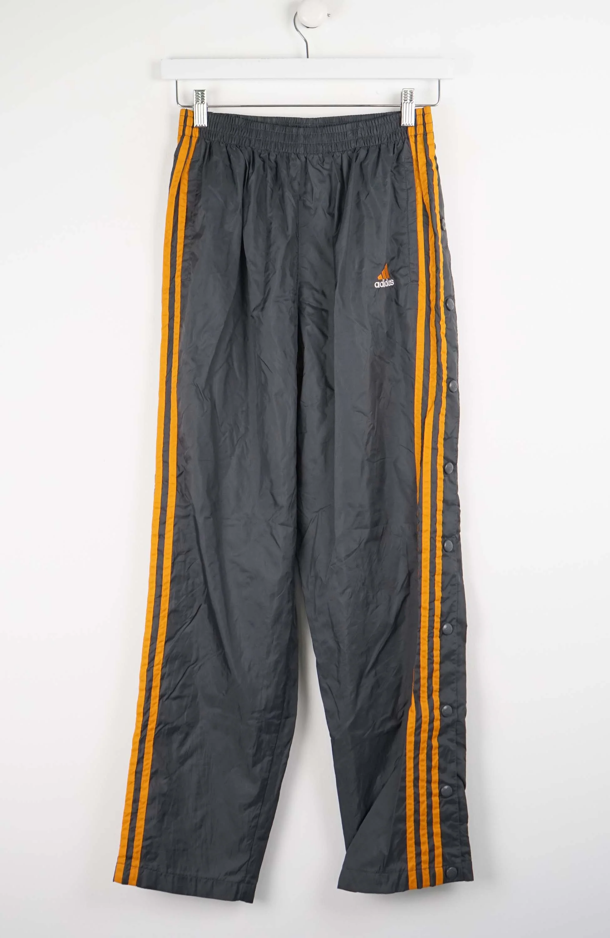VINTAGE ADIDAS SNAP TRACK PANTS (S)