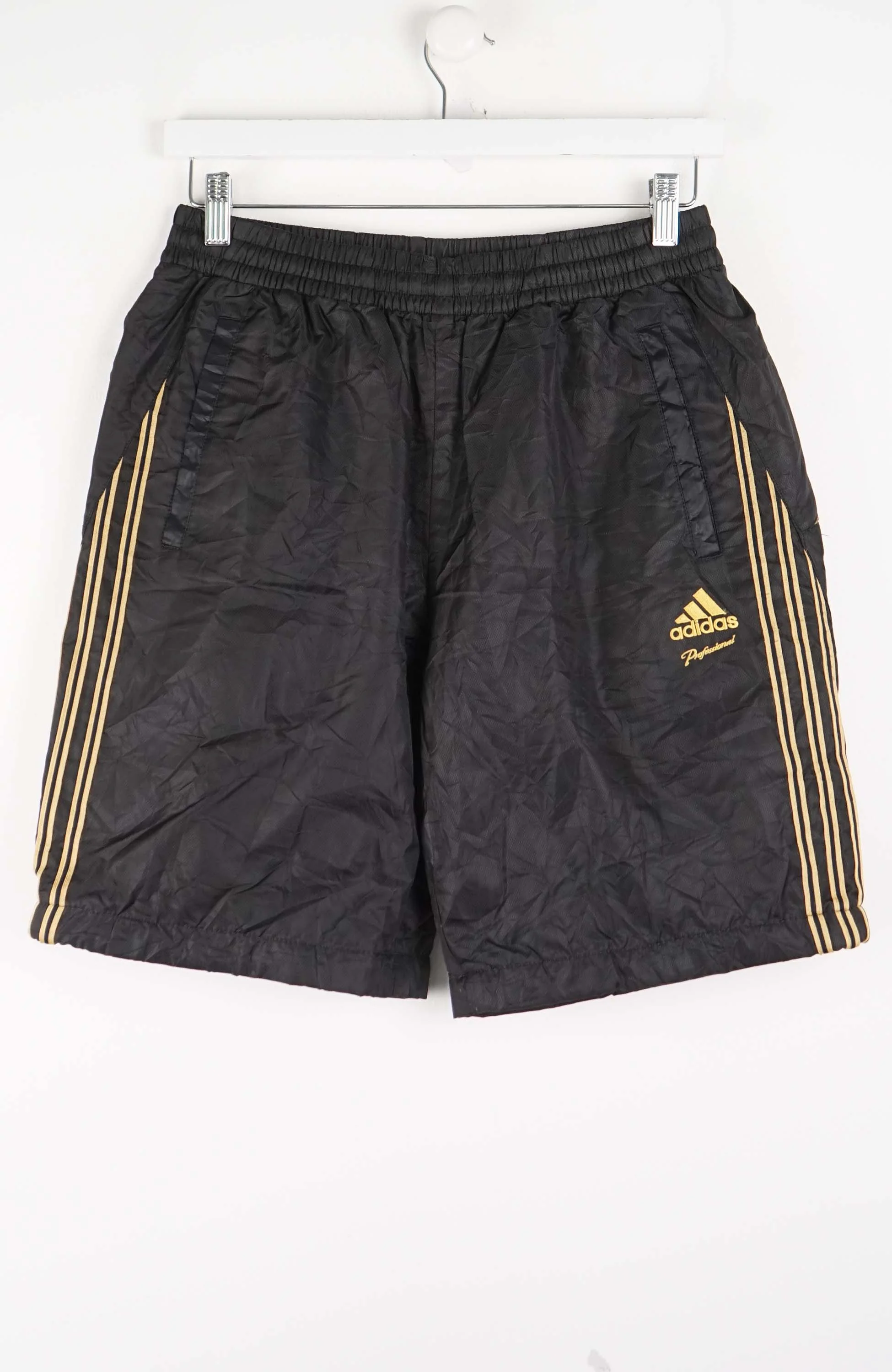 VINTAGE ADIDAS TRACK PANT SHORTS (M)