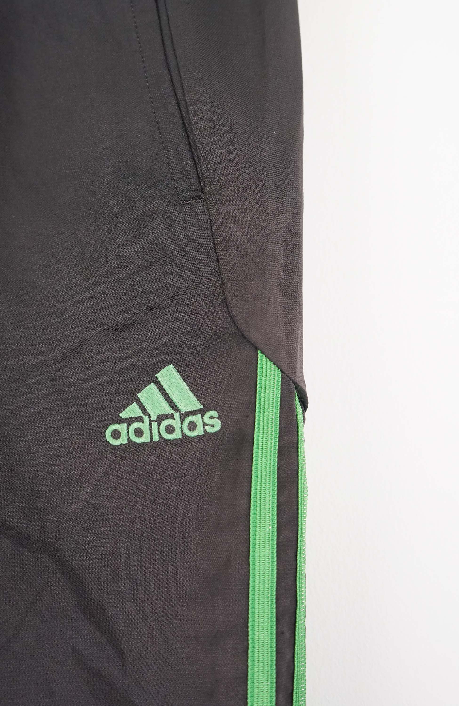 VINTAGE ADIDAS TRACK PANT SHORTS (S) - Image 2