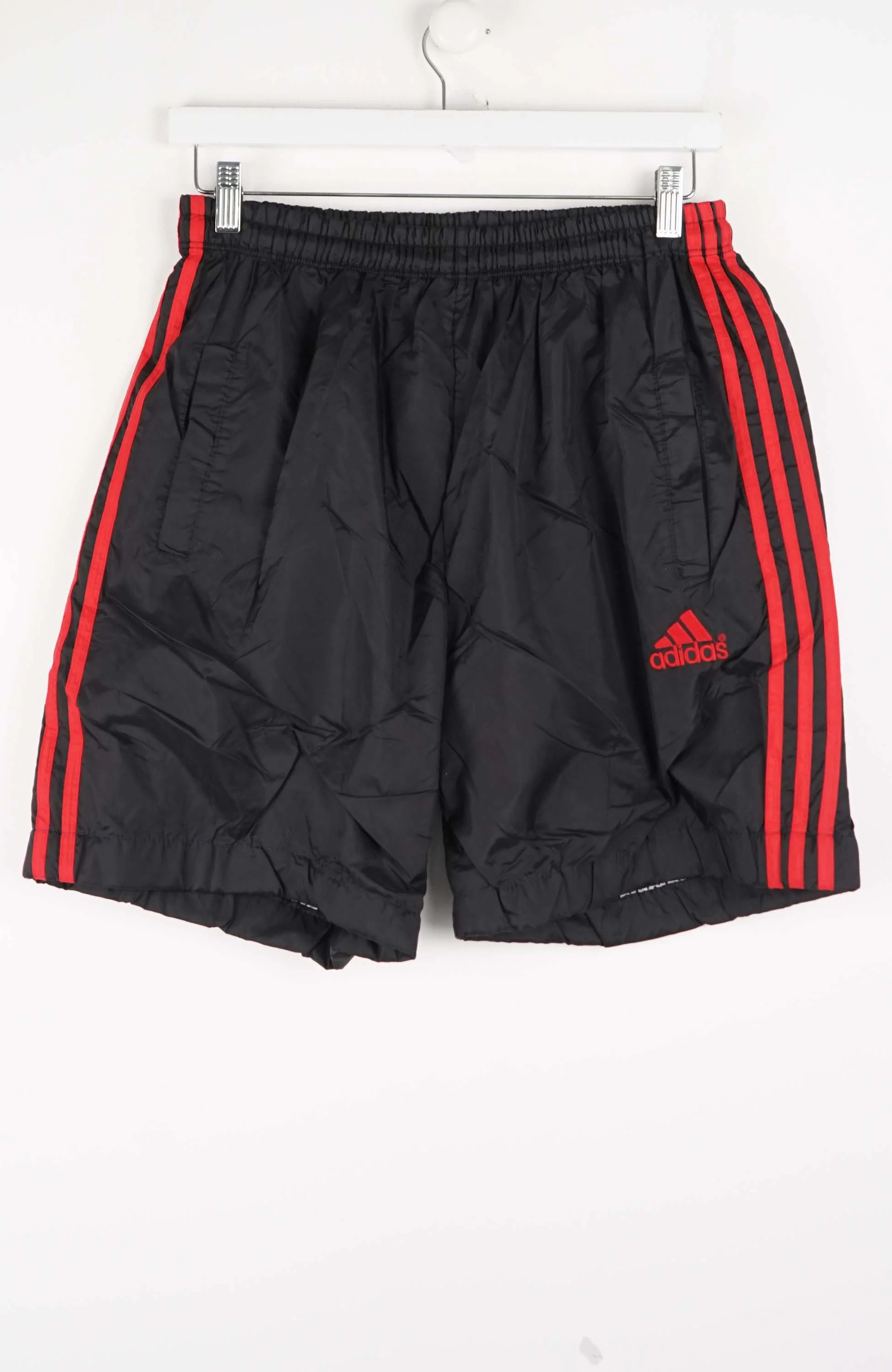 VINTAGE ADIDAS TRACK PANT SHORTS (S)