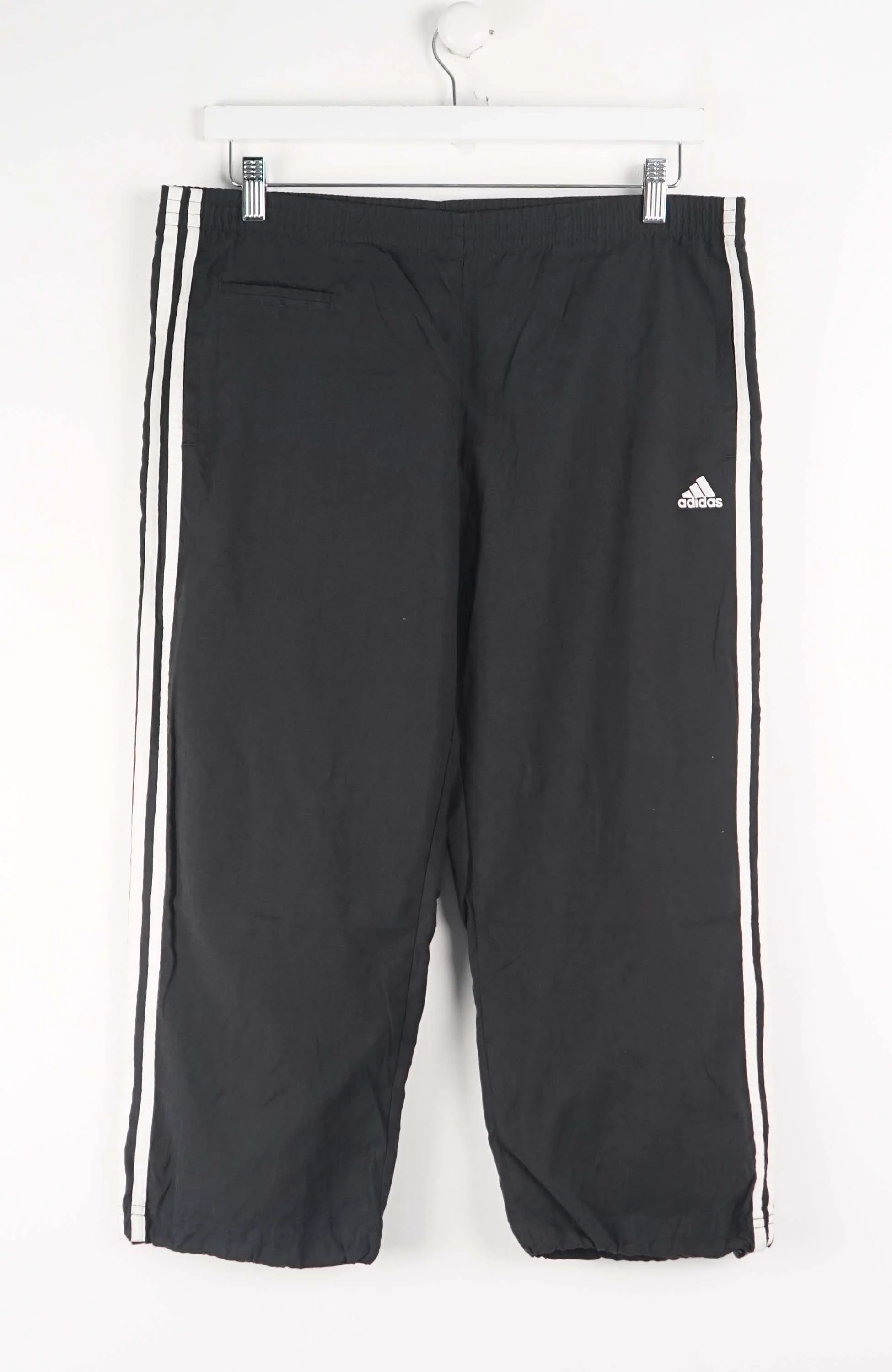 VINTAGE ADIDAS TRACK PANT SHORTS (XL)