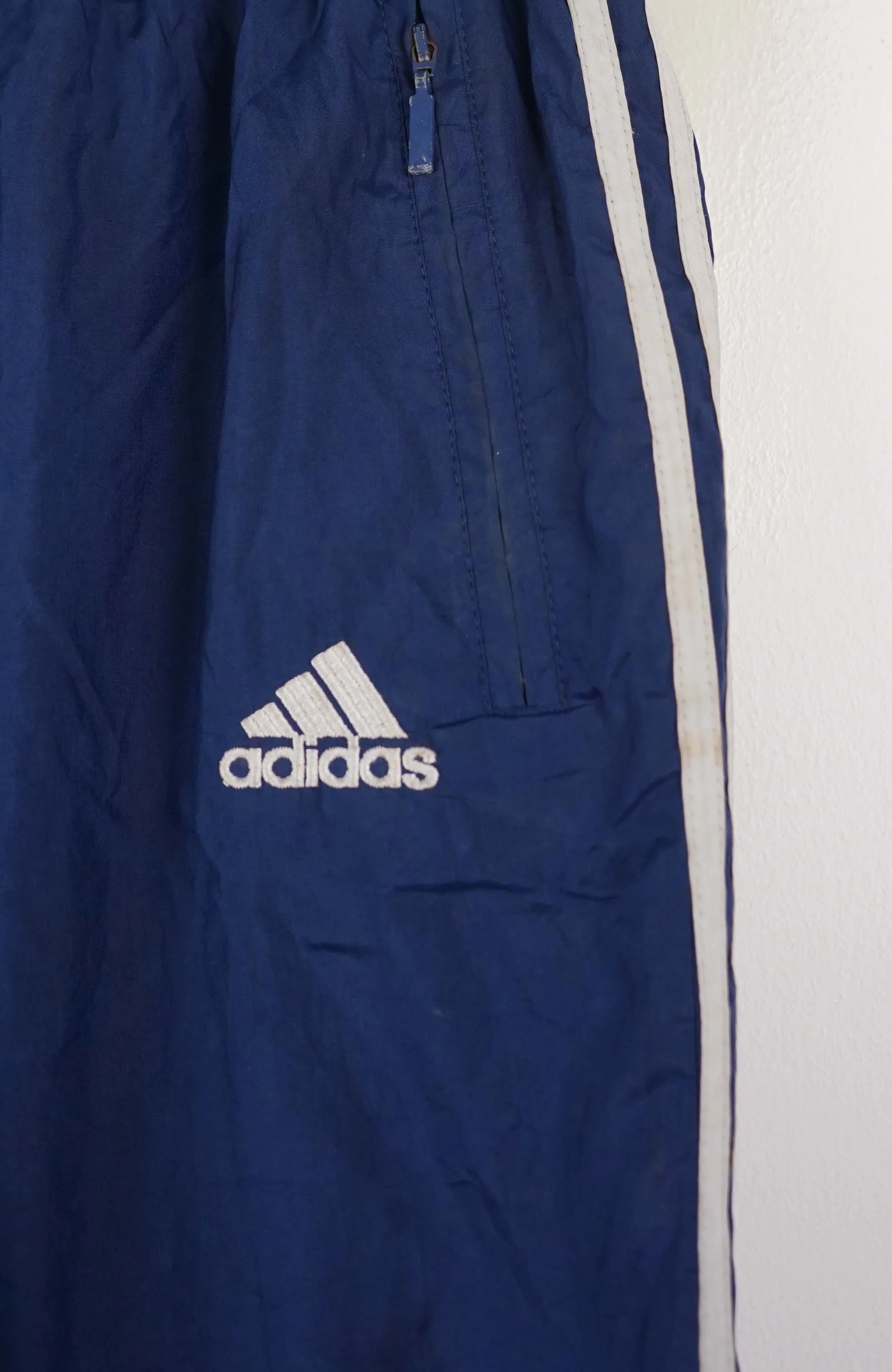 VINTAGE ADIDAS TRACK PANTS (XXS) - Image 2