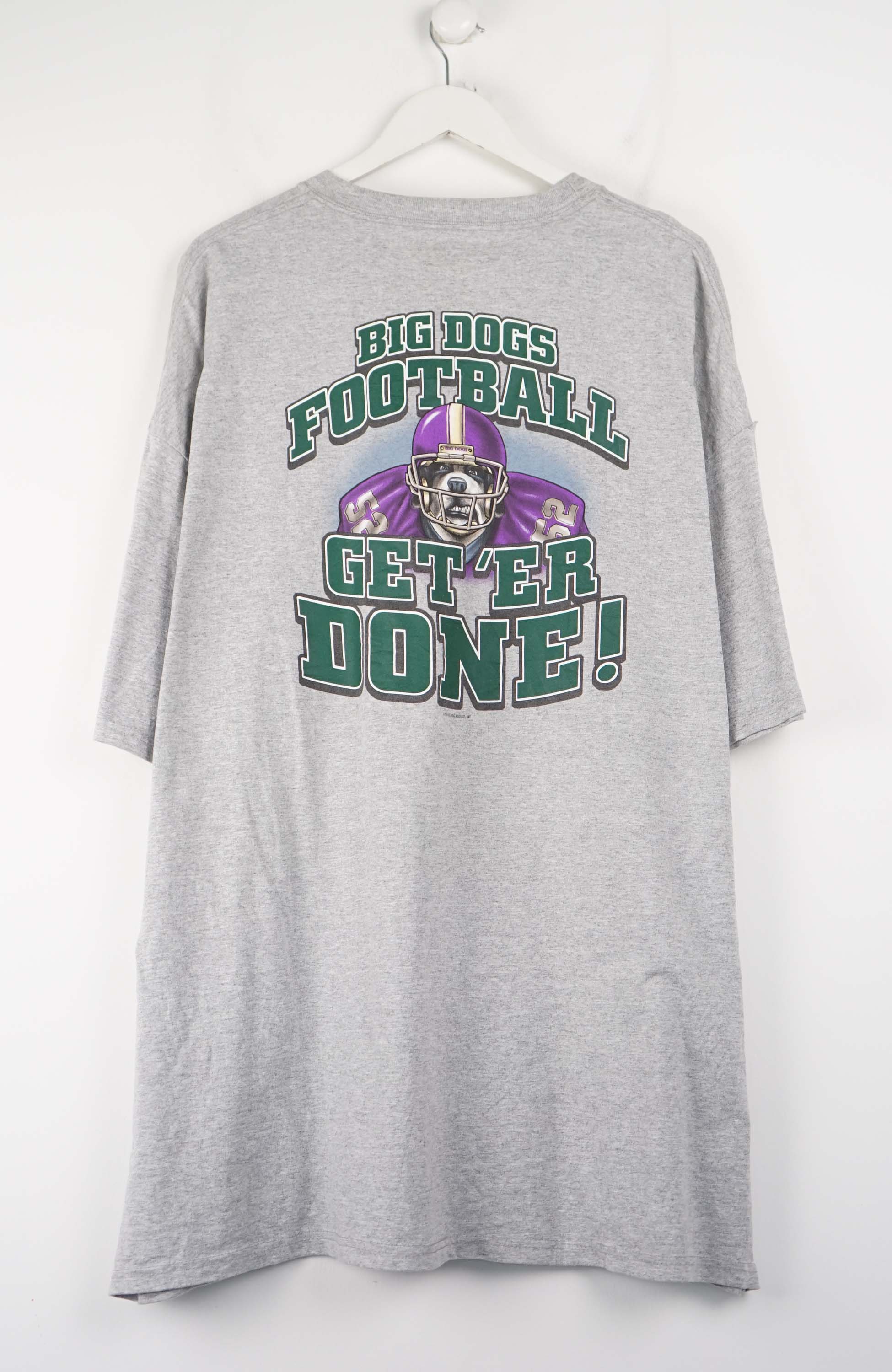 VINTAGE BIG DOGS FOOTBALL T-SHIRT (XXXL) - Image 2