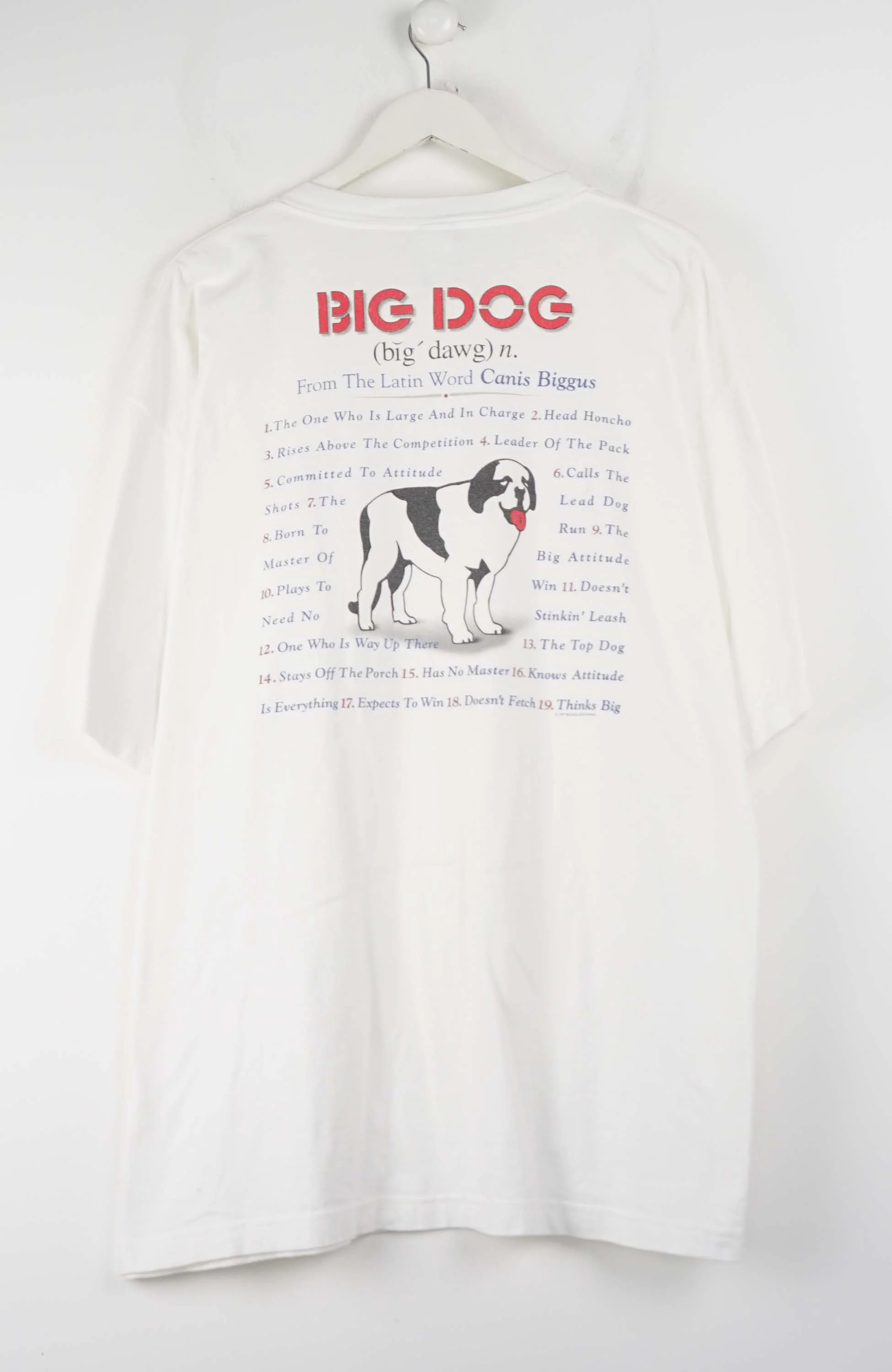 VINTAGE BIG DOGS T-SHIRT (XXL) - Image 2