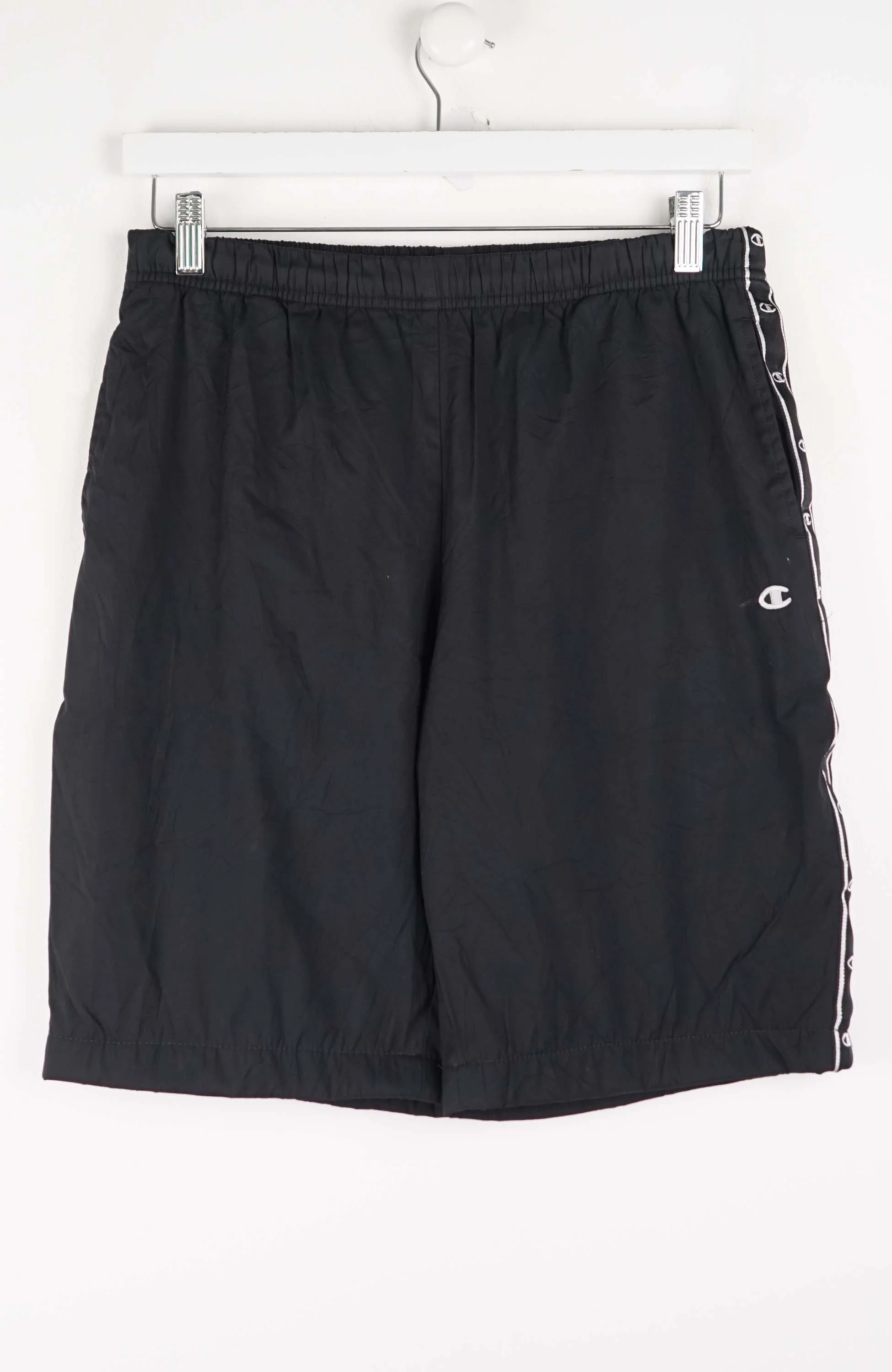 VINTAGE CHAMPION TRACK PANT SHORTS (S)