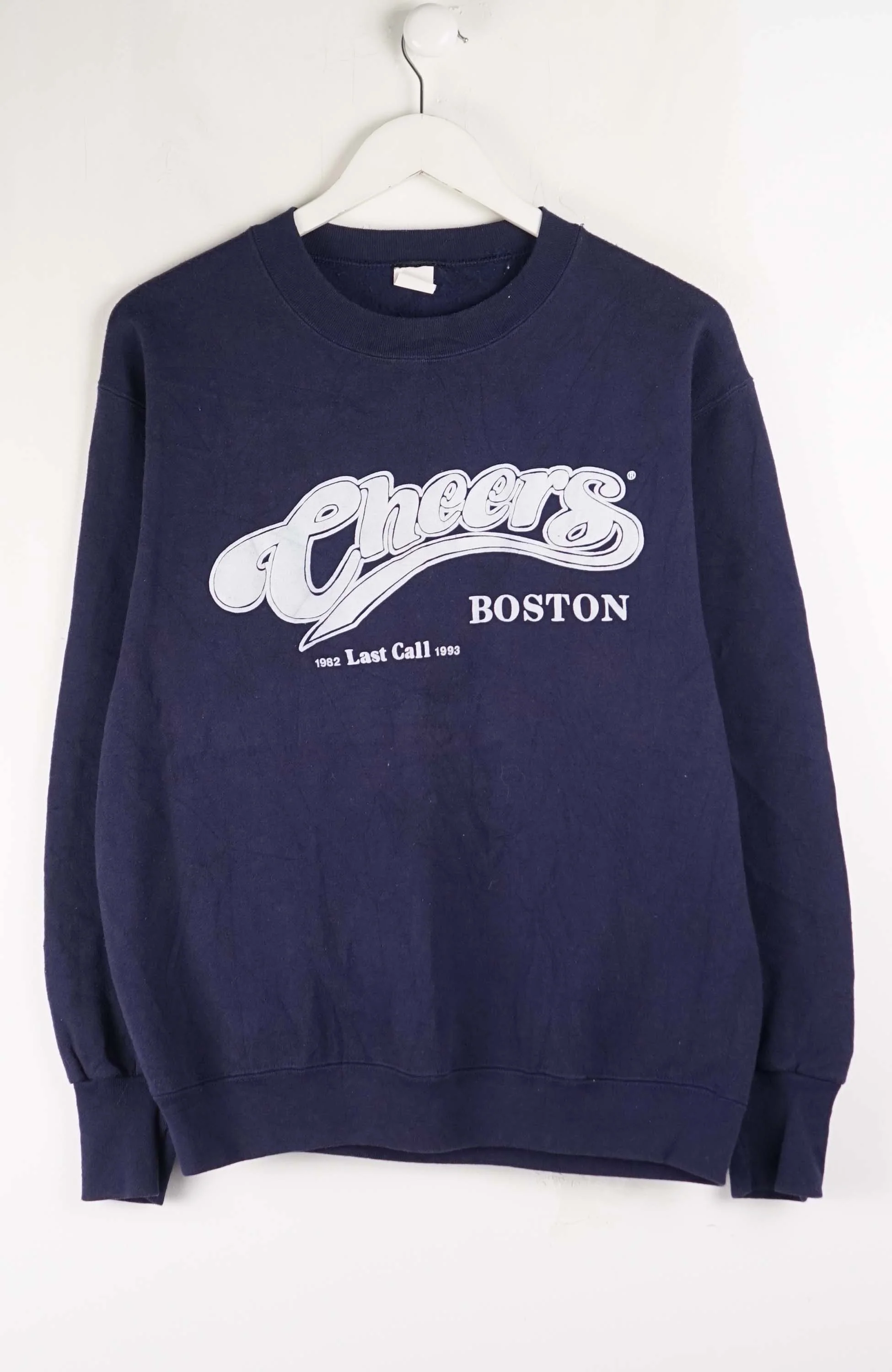 VINTAGE CHEERS BOSTON 1982 LAST CALL 1993 SWEATER (S)