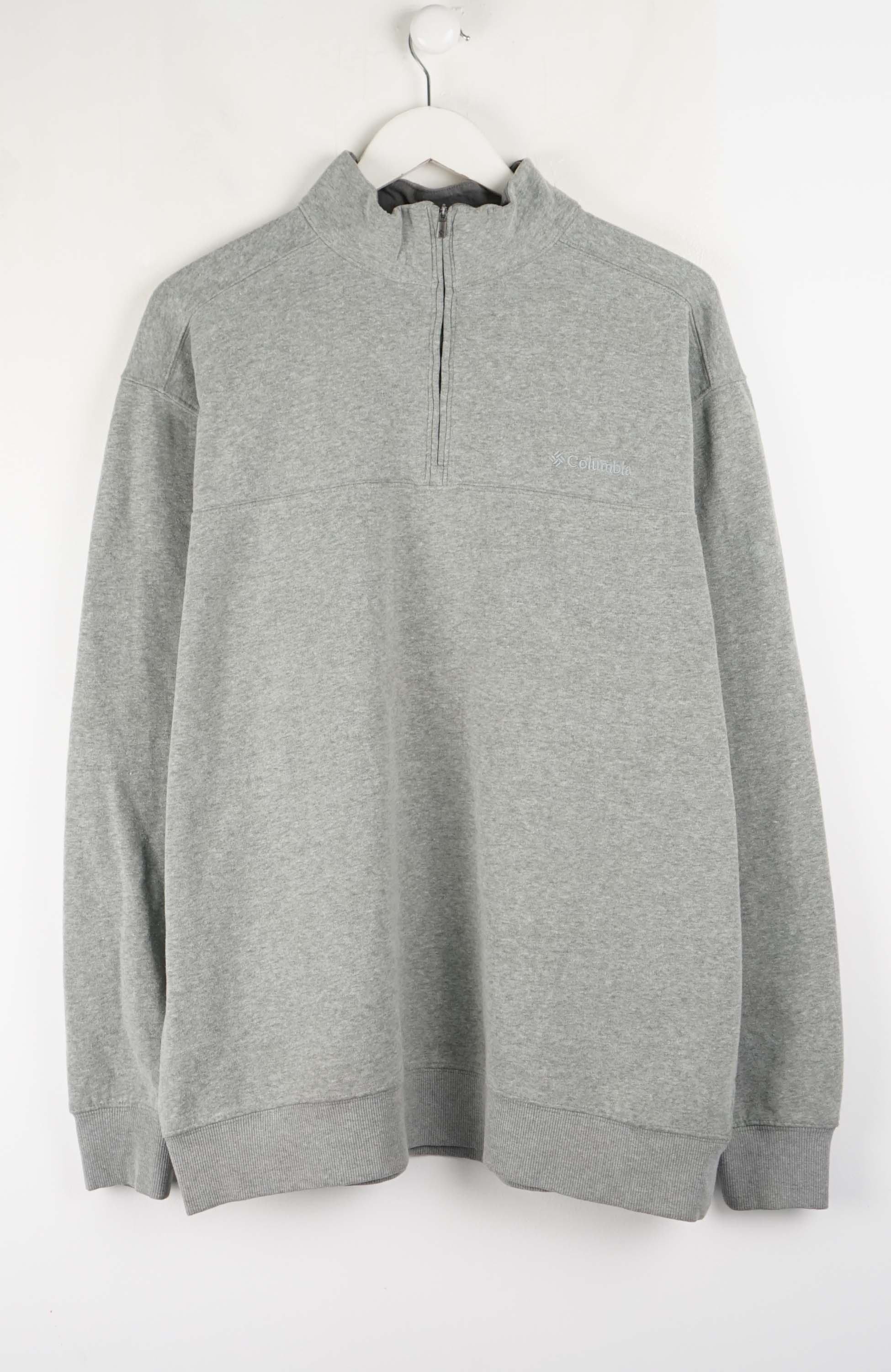 VINTAGE COLUMBIA 1/4 ZIP SWEATER (XL)