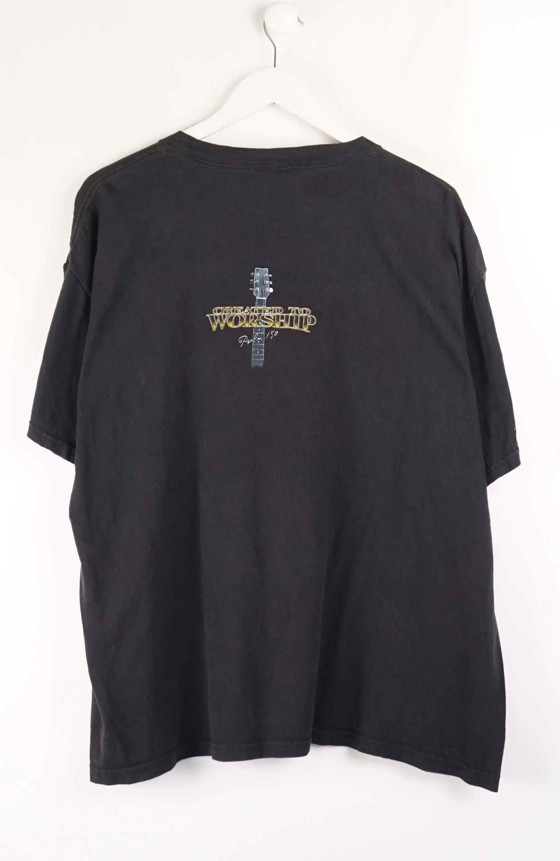 VINTAGE CREATED TO WORSHIP T-SHIRT (L) - Image 2