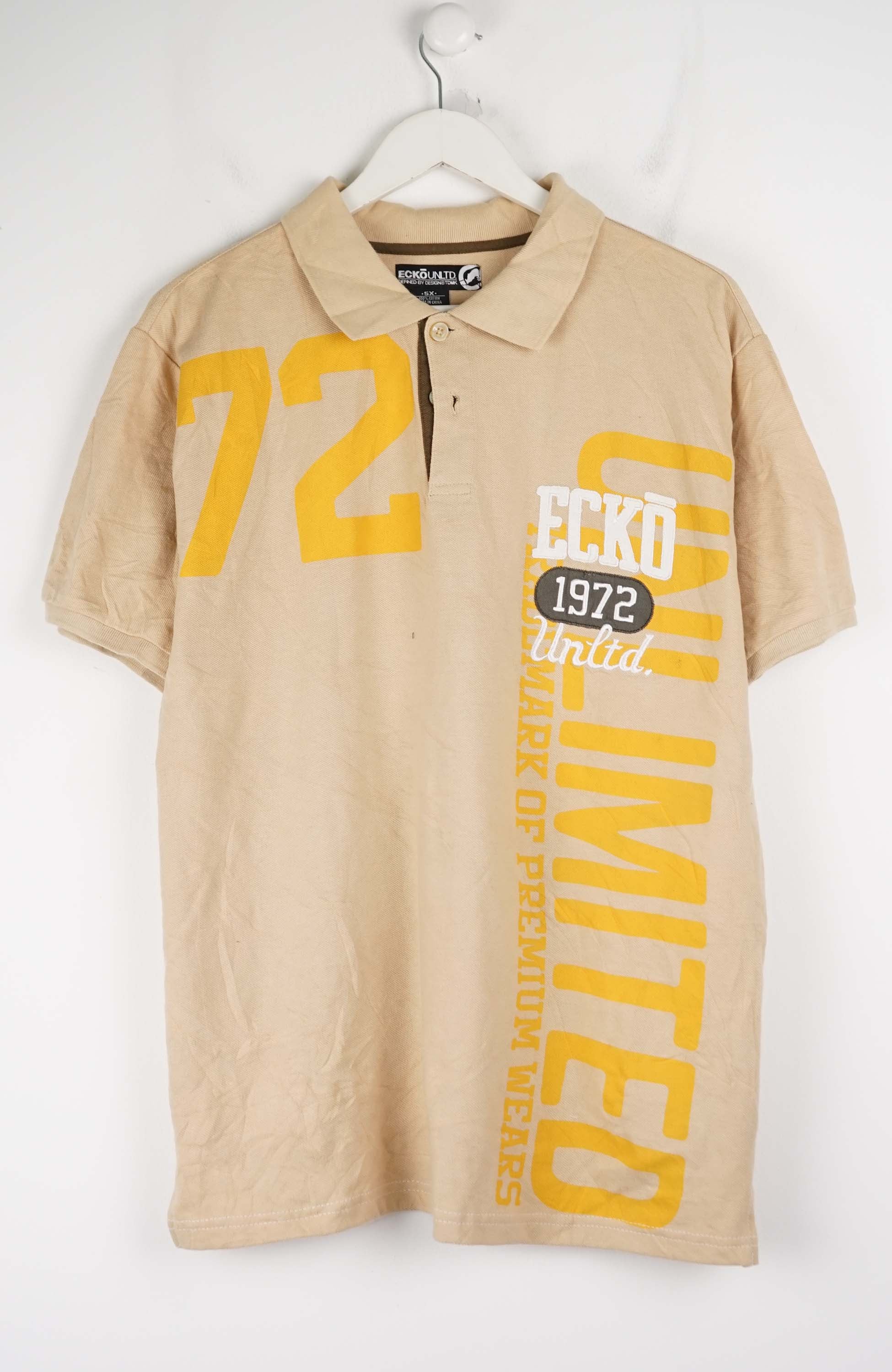 VINTAGE ECKO UNLTD 1972 POLO SHIRT (L)