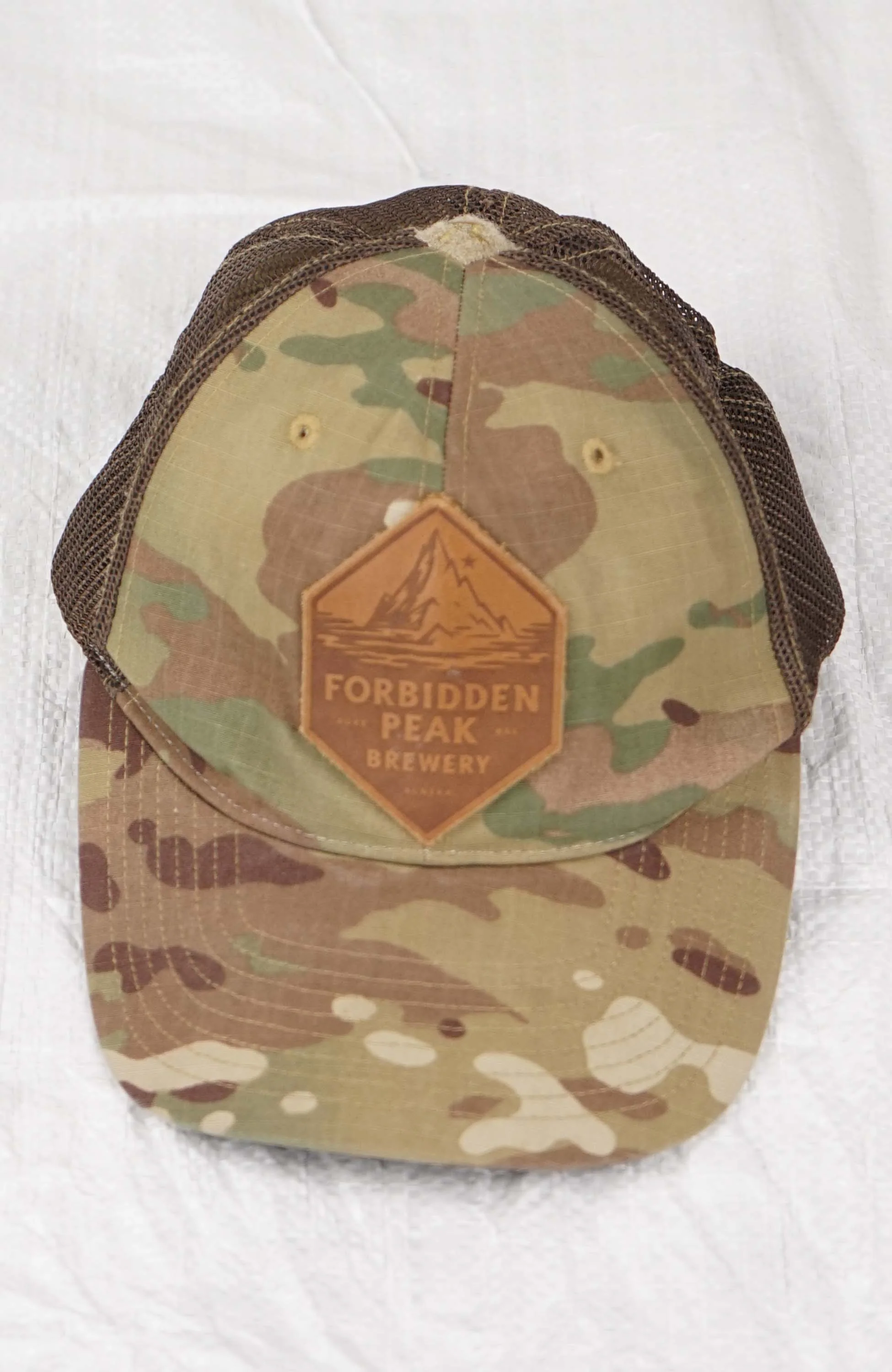 VINTAGE FORBIDDEN PEAK BREWERY REAL TREE HAT