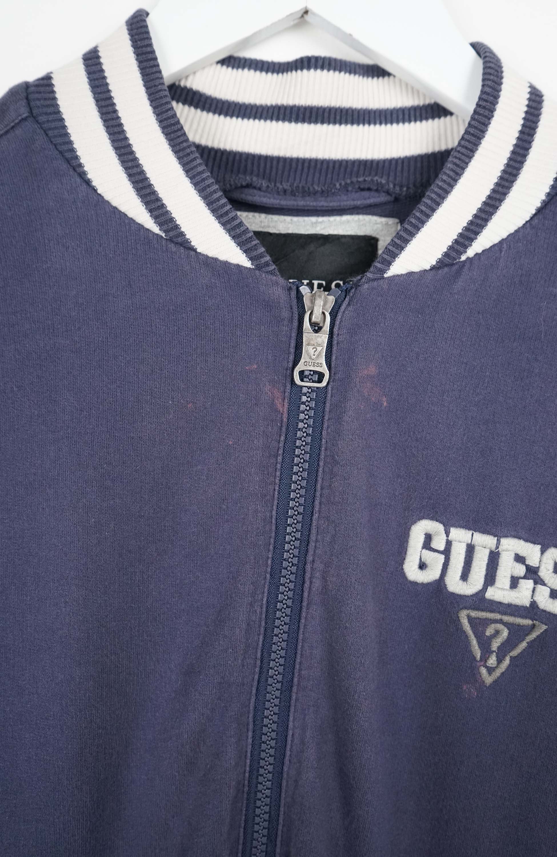 VINTAGE GUESS USA FULL ZIP SWEATER (S) - Image 2