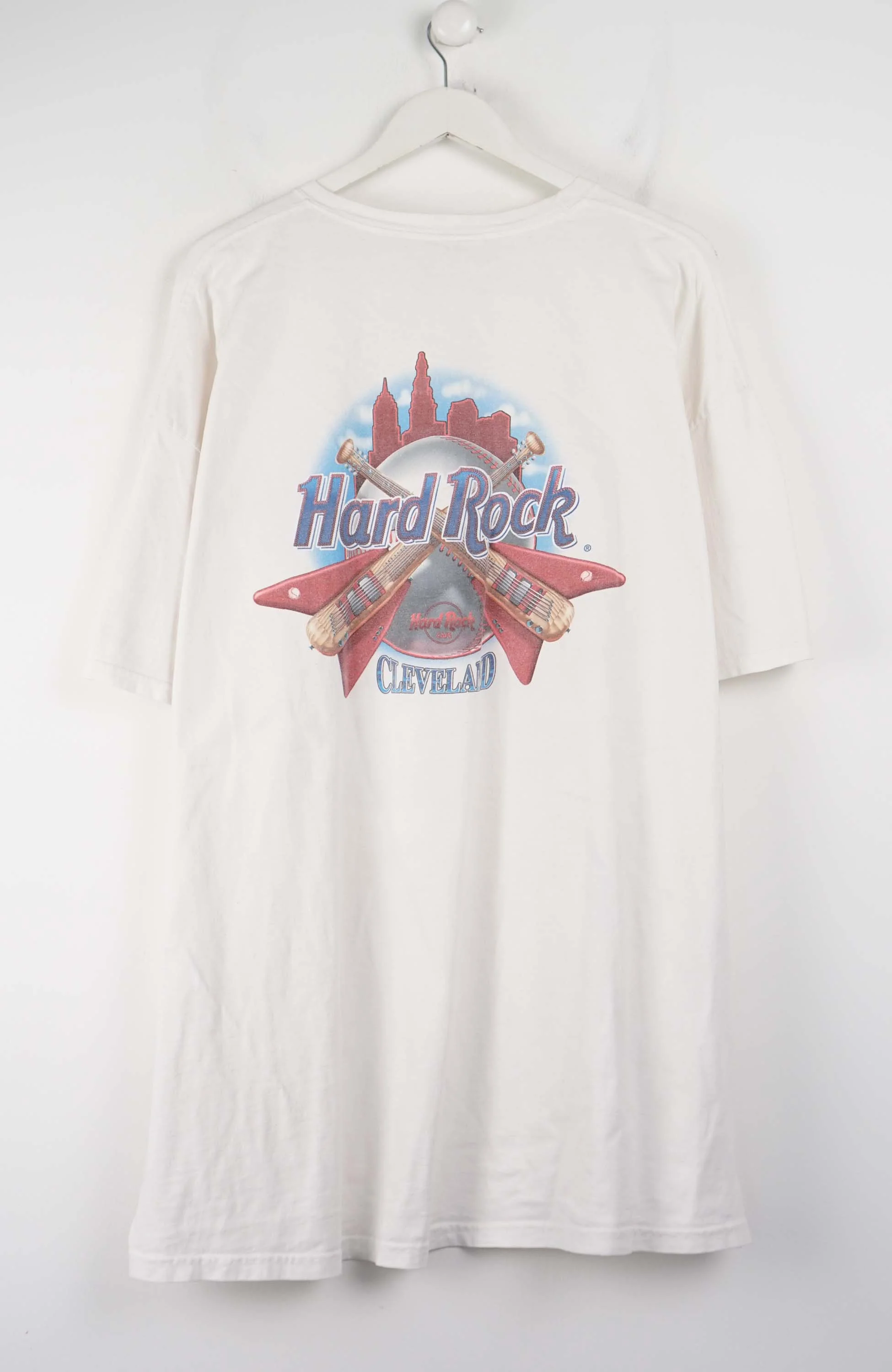 VINTAGE HARD ROCK CAFE CLEVELAND T-SHIRT(XXXL) - Image 2