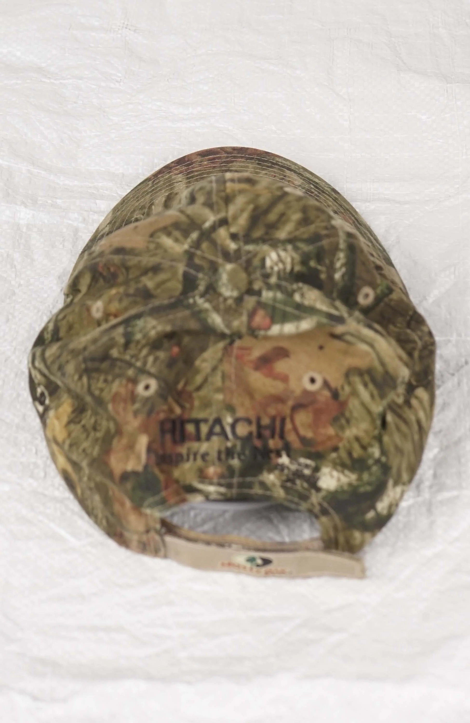 VINTAGE HITACHI MOSSY OAK  REAL TREE HAT - Image 2