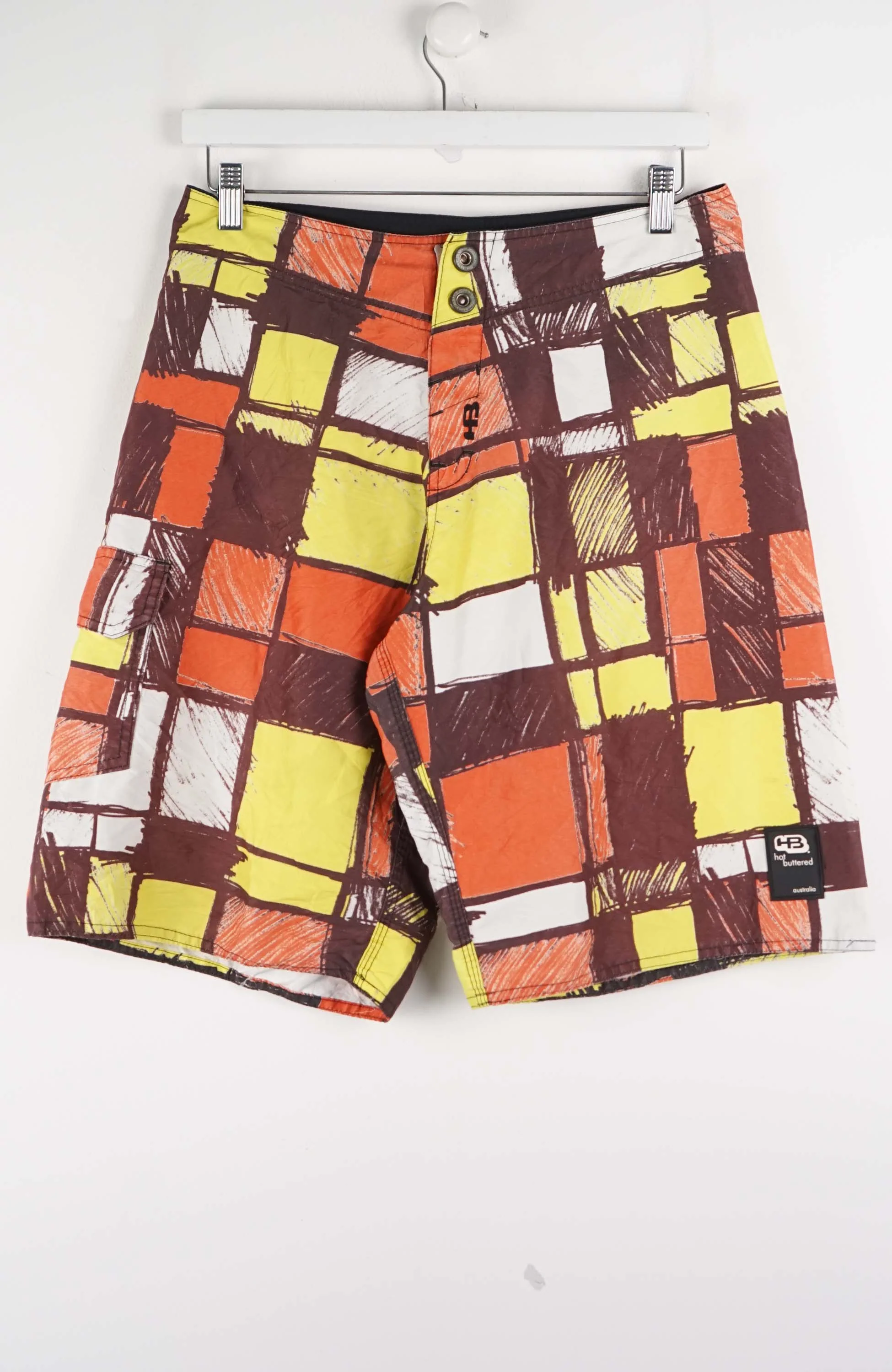 VINTAGE HOT BUTTERED BOARD SHORTS W30