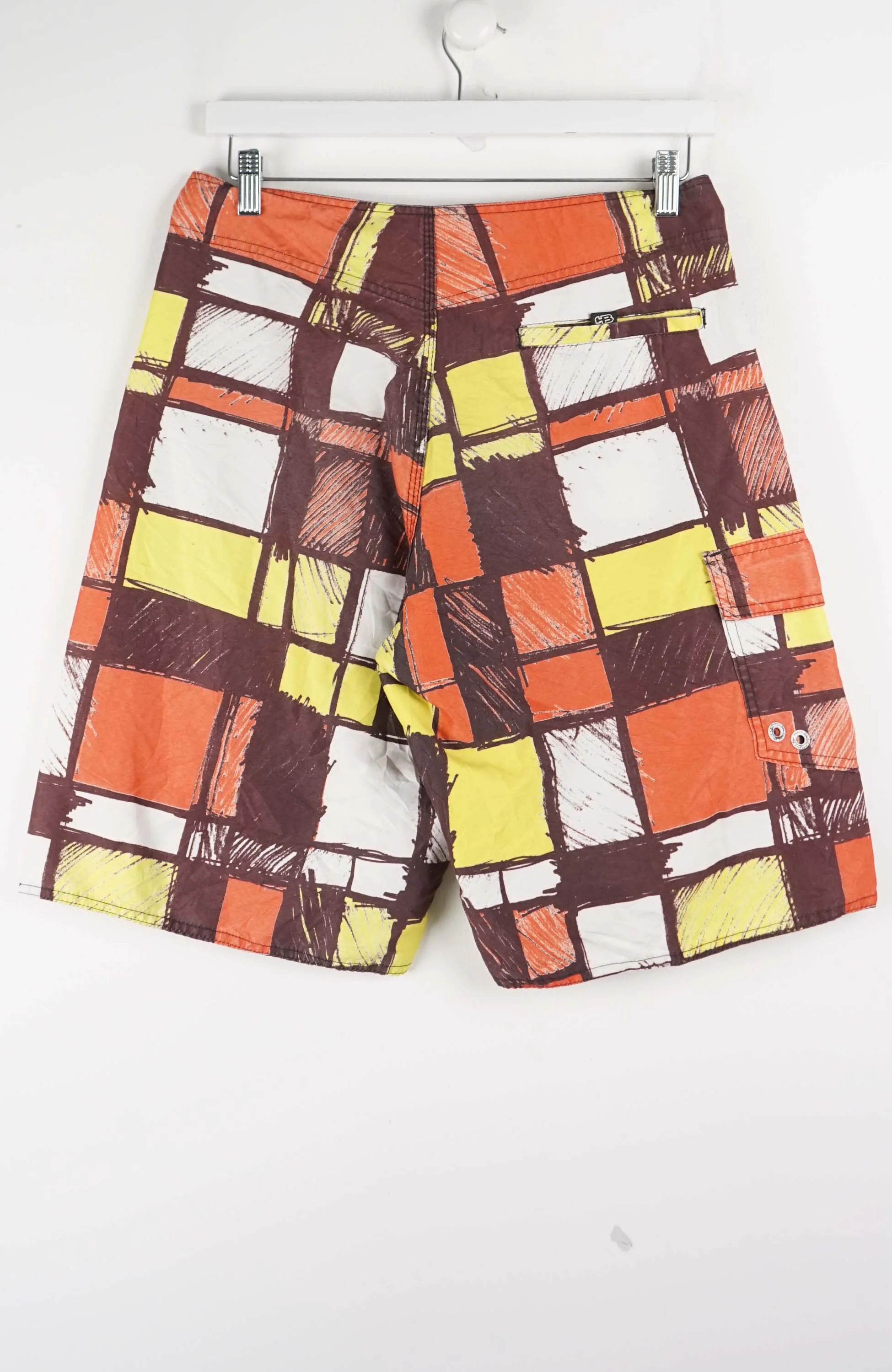 VINTAGE HOT BUTTERED BOARD SHORTS W30 - Image 3