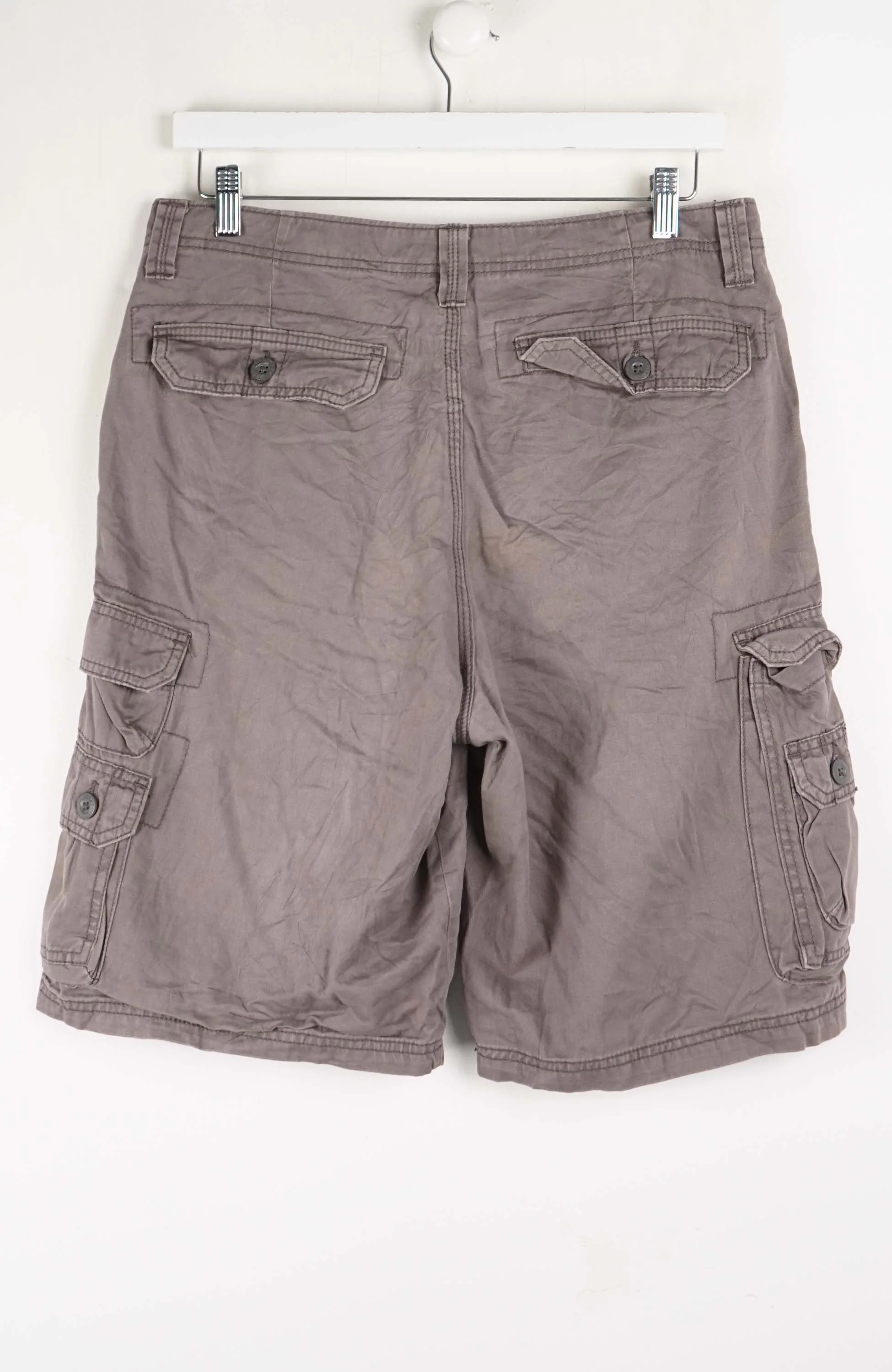 VINTAGE LEE DUNGAREES CARGO SHORTS W33 - Image 3