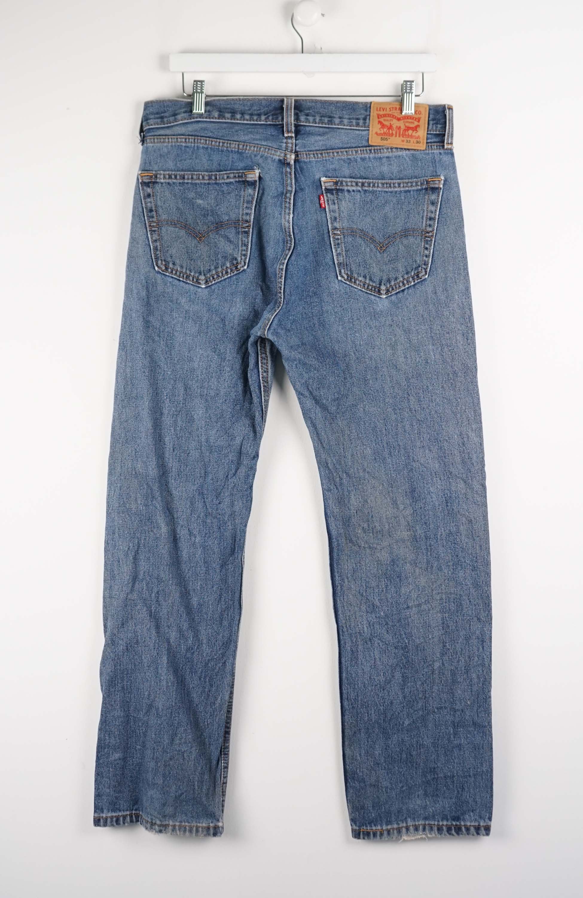 VINTAGE LEVI'S 505 PANTS W35 - Image 3