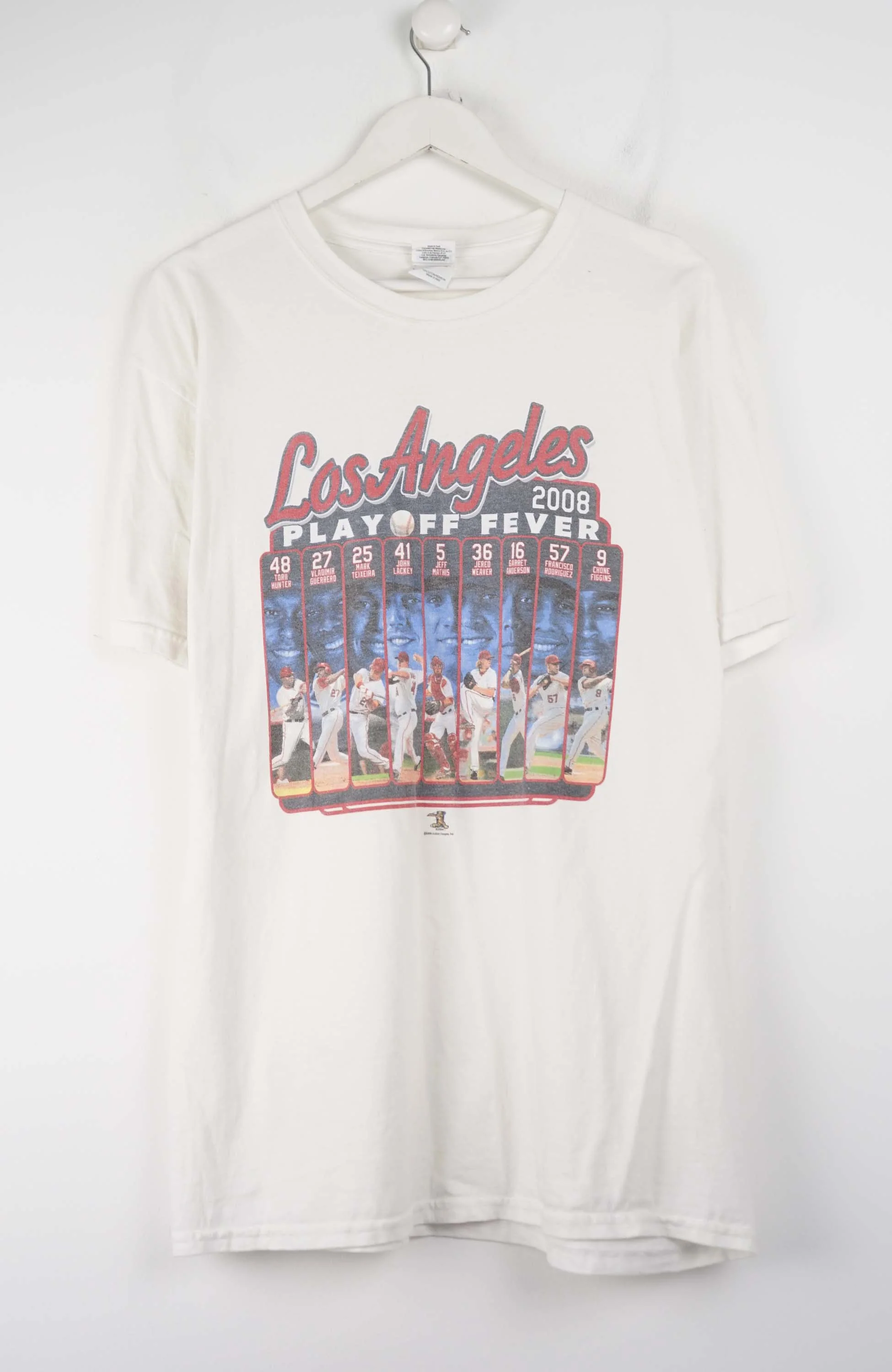 VINTAGE LOS ANGELES 2008 PLAY OFF FEVER T-SHIRT (M)