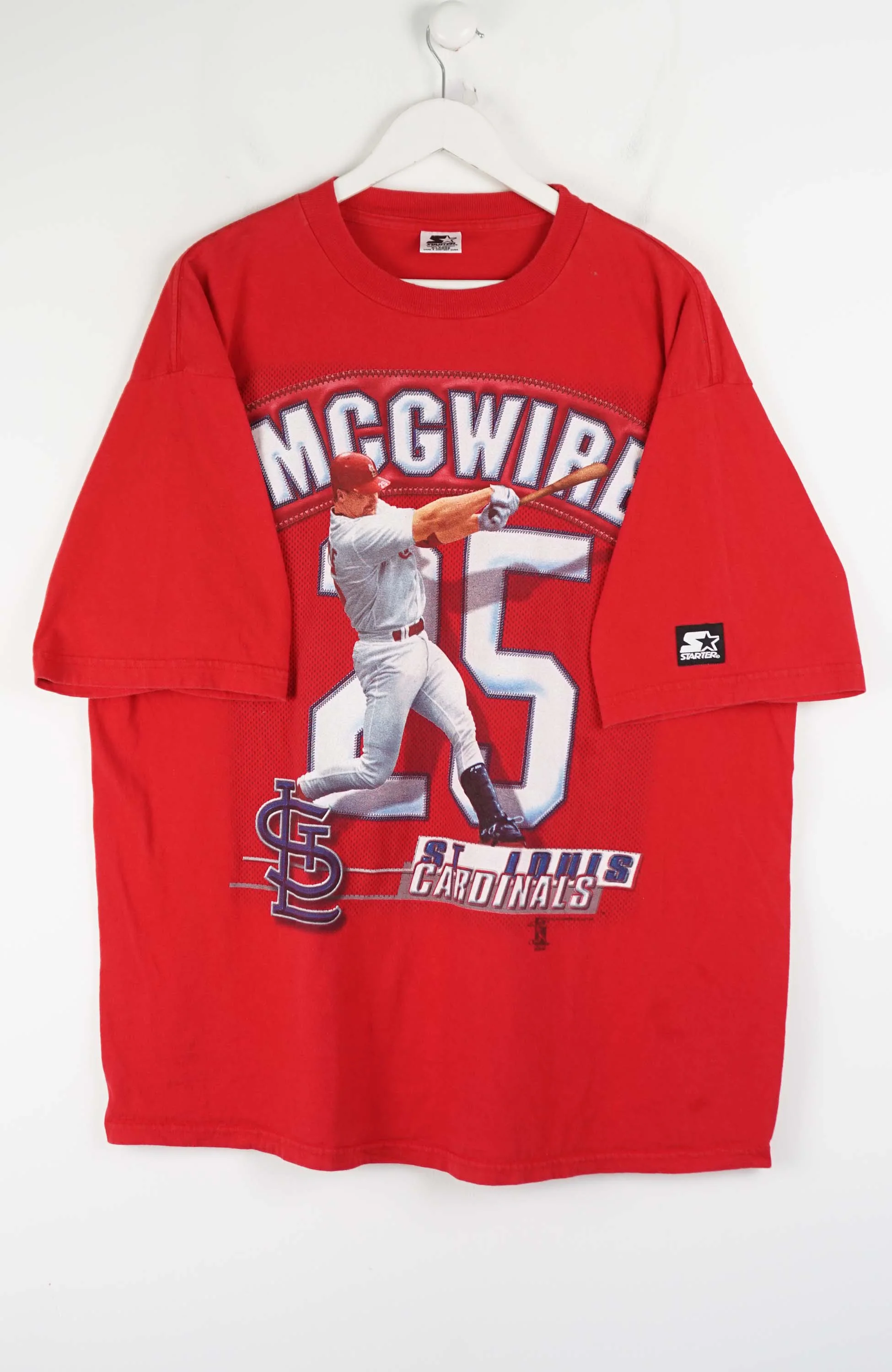 VINTAGE MCGWIRE25 ST LOUIS CARDINALS T-SHIRT (XL)