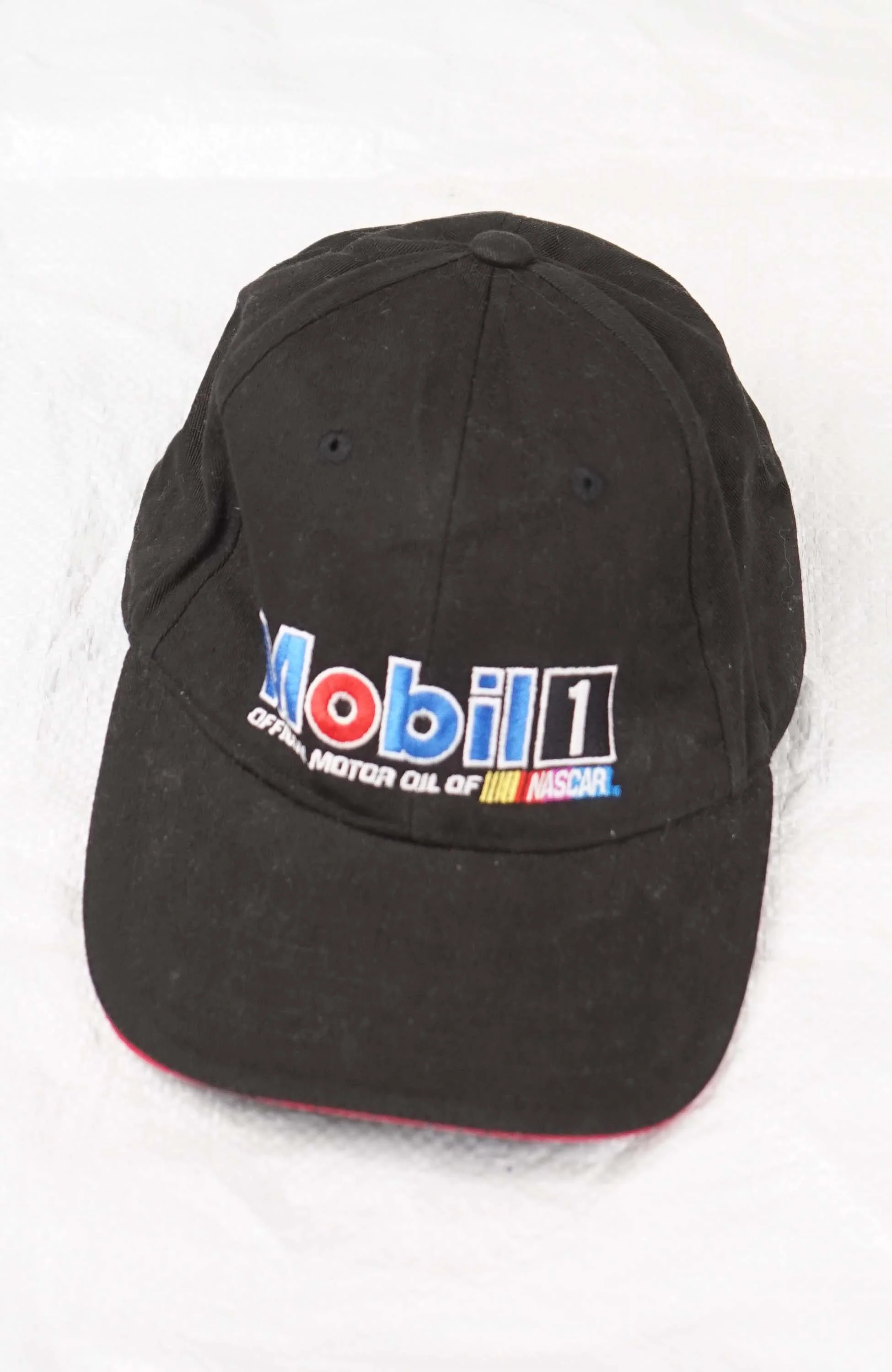 VINTAGE MOBIL 1 OFFICIAL MOTOR OIL OF NASCAR HAT