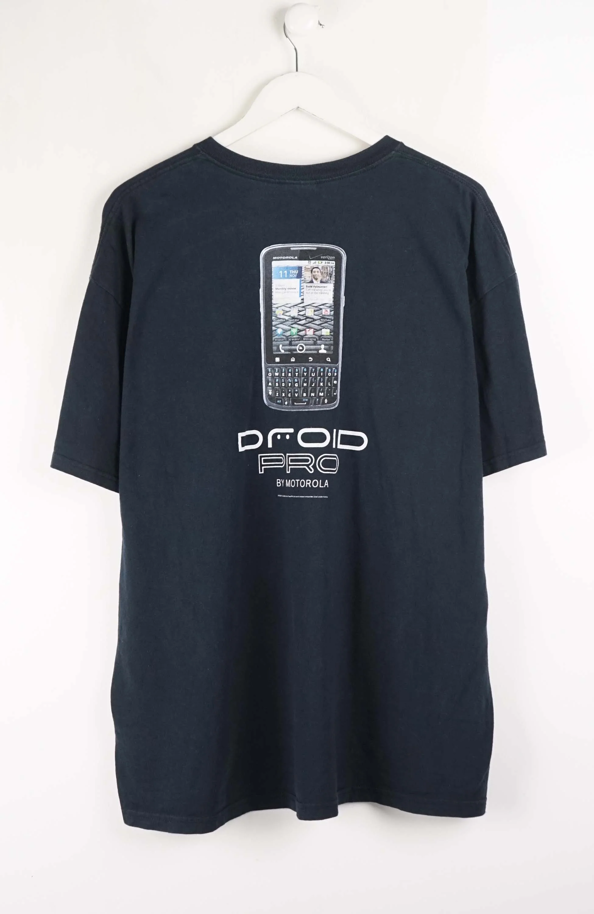VINTAGE MOTOROLA DROID PRO T-SHIRT (XL) - Image 2