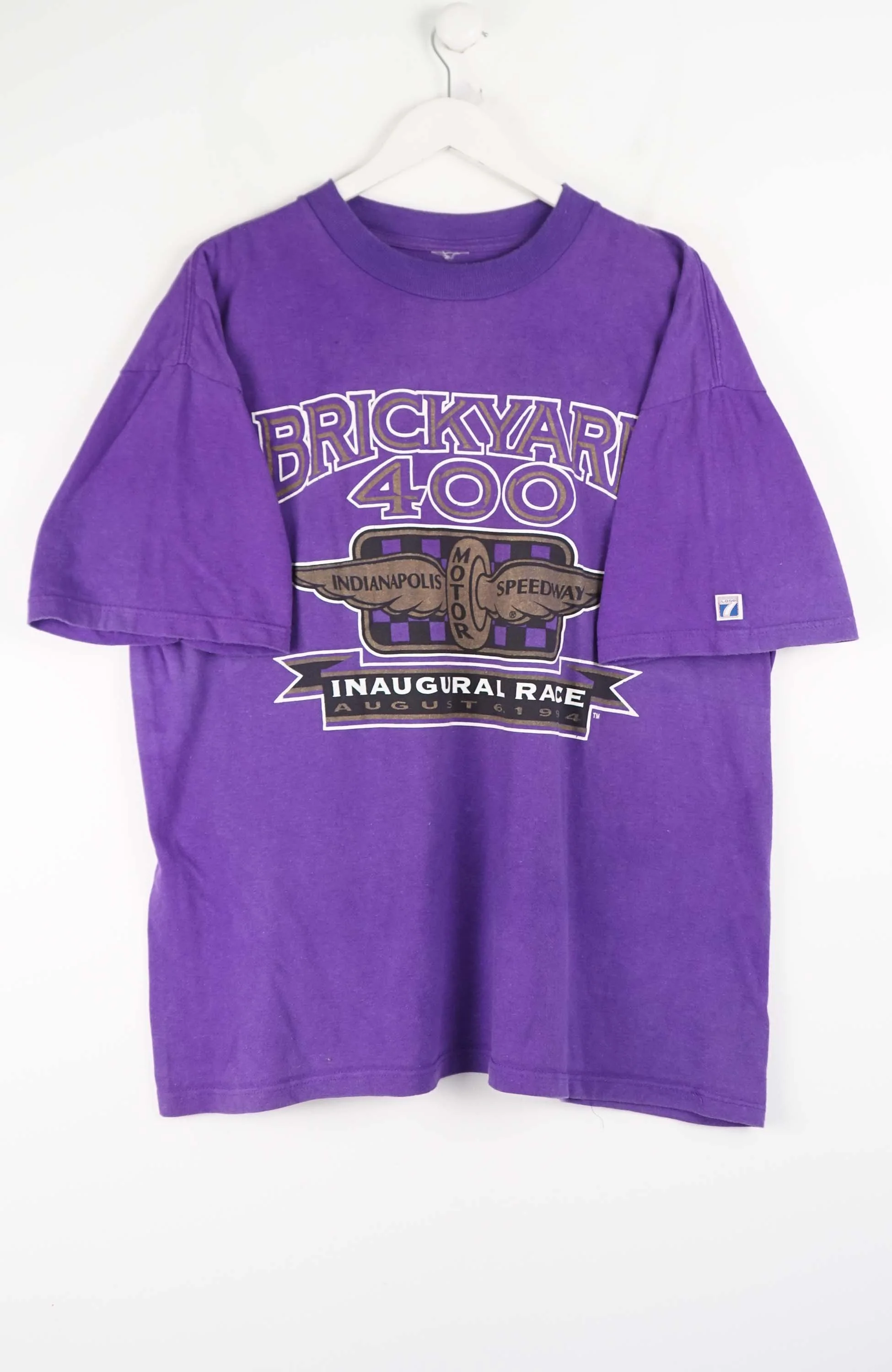 VINTAGE NASCAR BRICKYARD 400 INAUGURAL RACE T-SHIRT (XL)