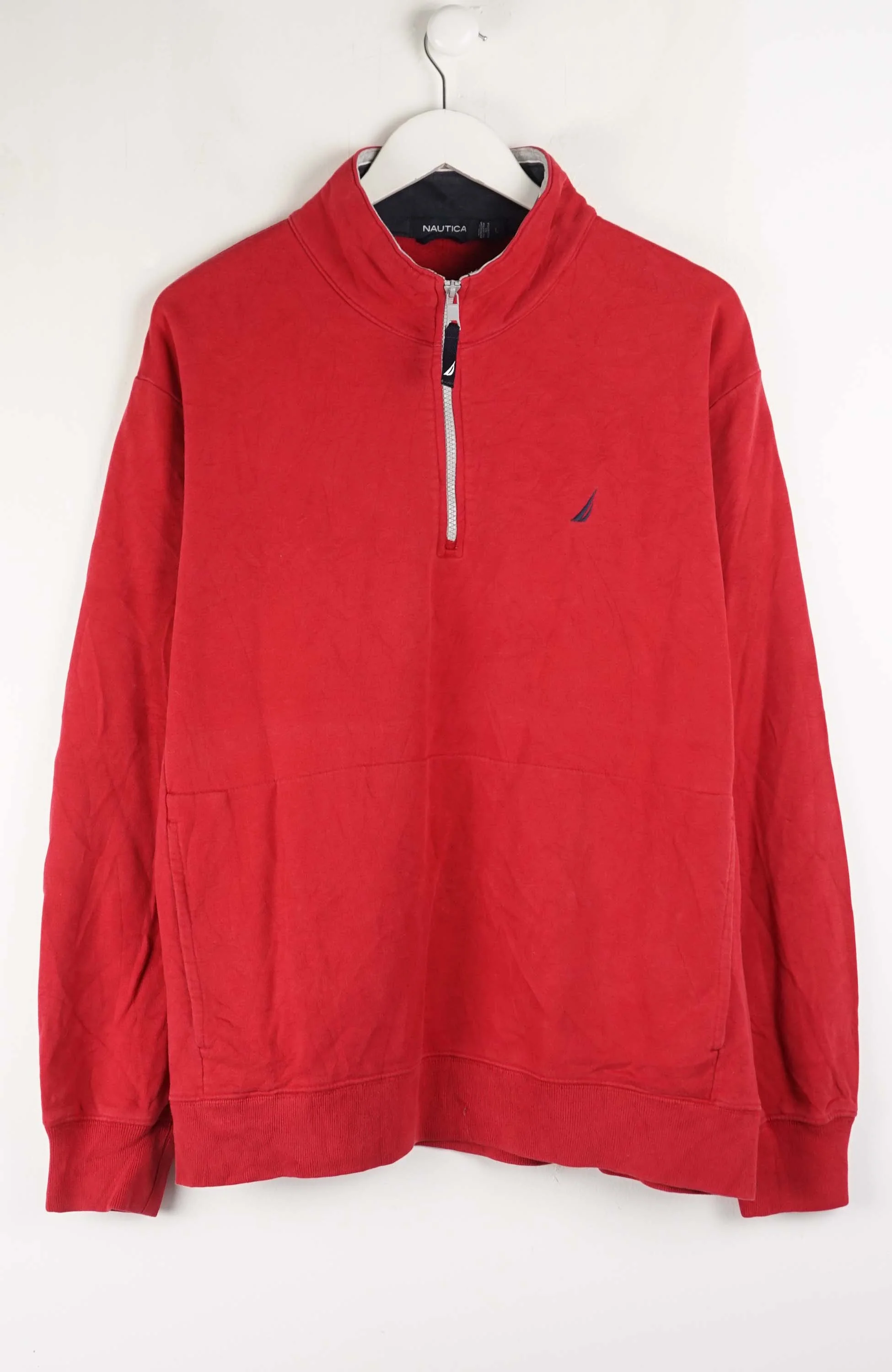 VINTAGE NAUTICA 1/4 ZIP SWEATER (L)