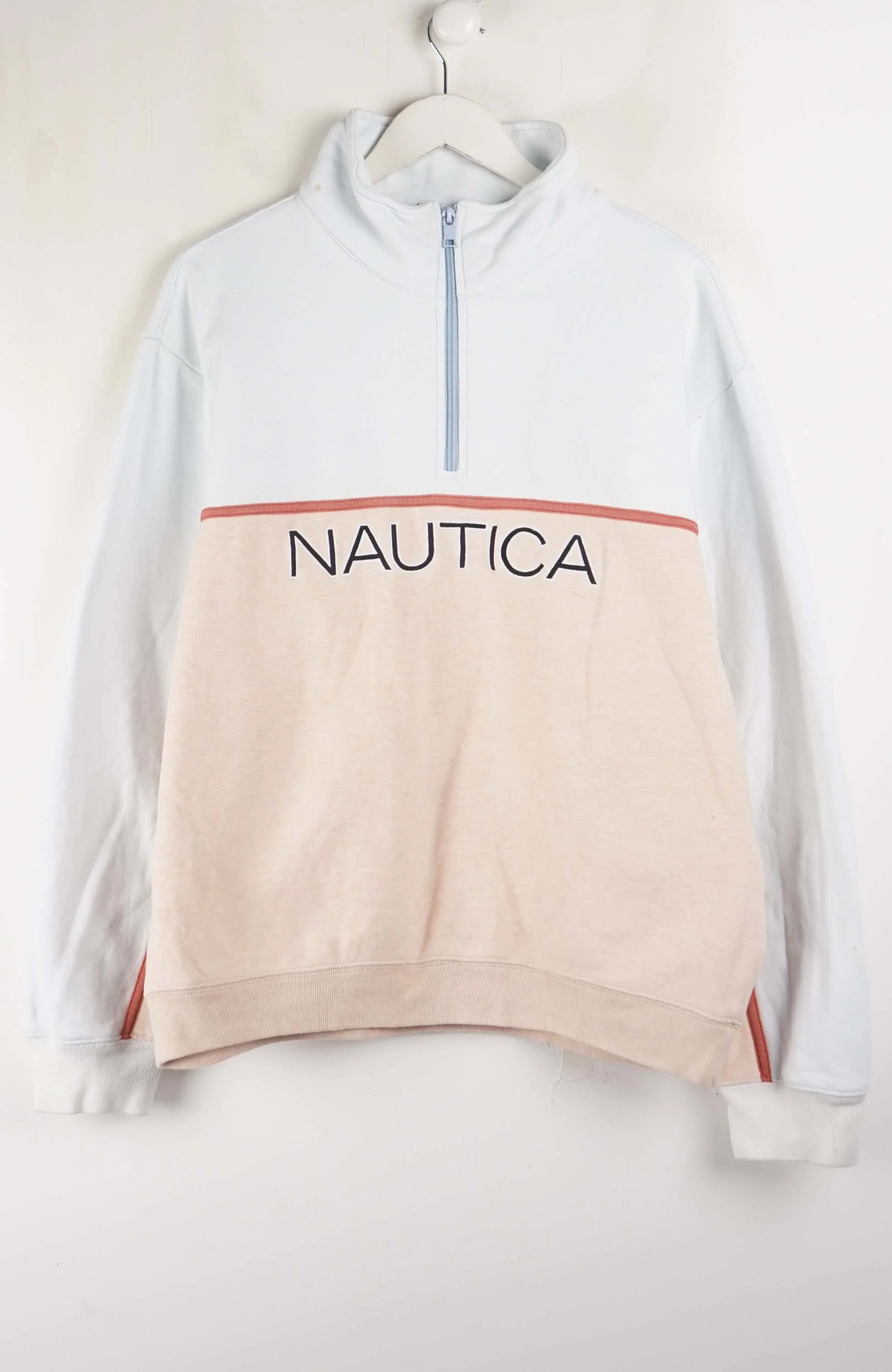 VINTAGE NAUTICA 1/4 ZIP SWEATER (L)