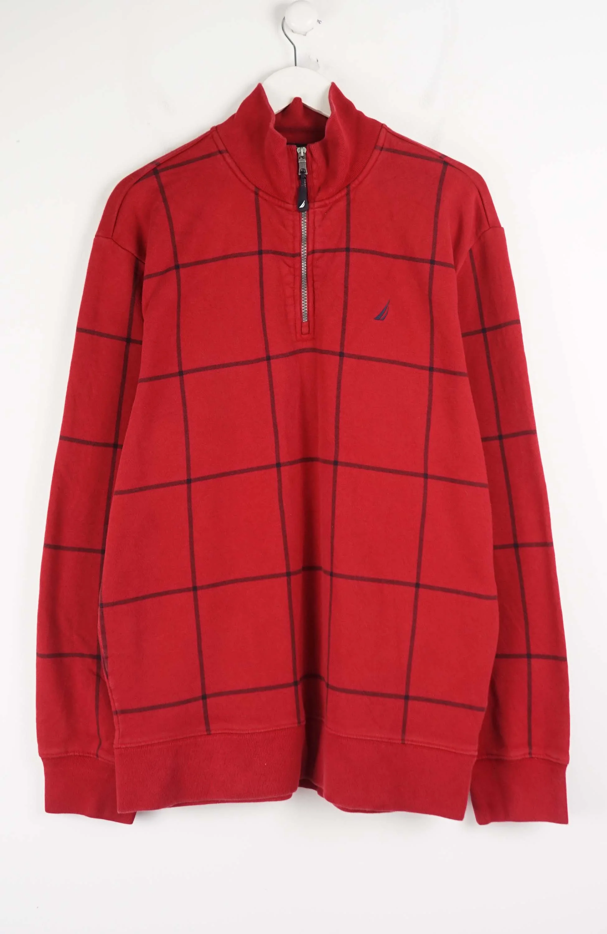 VINTAGE NAUTICA 1/4 ZIP SWEATER (L)