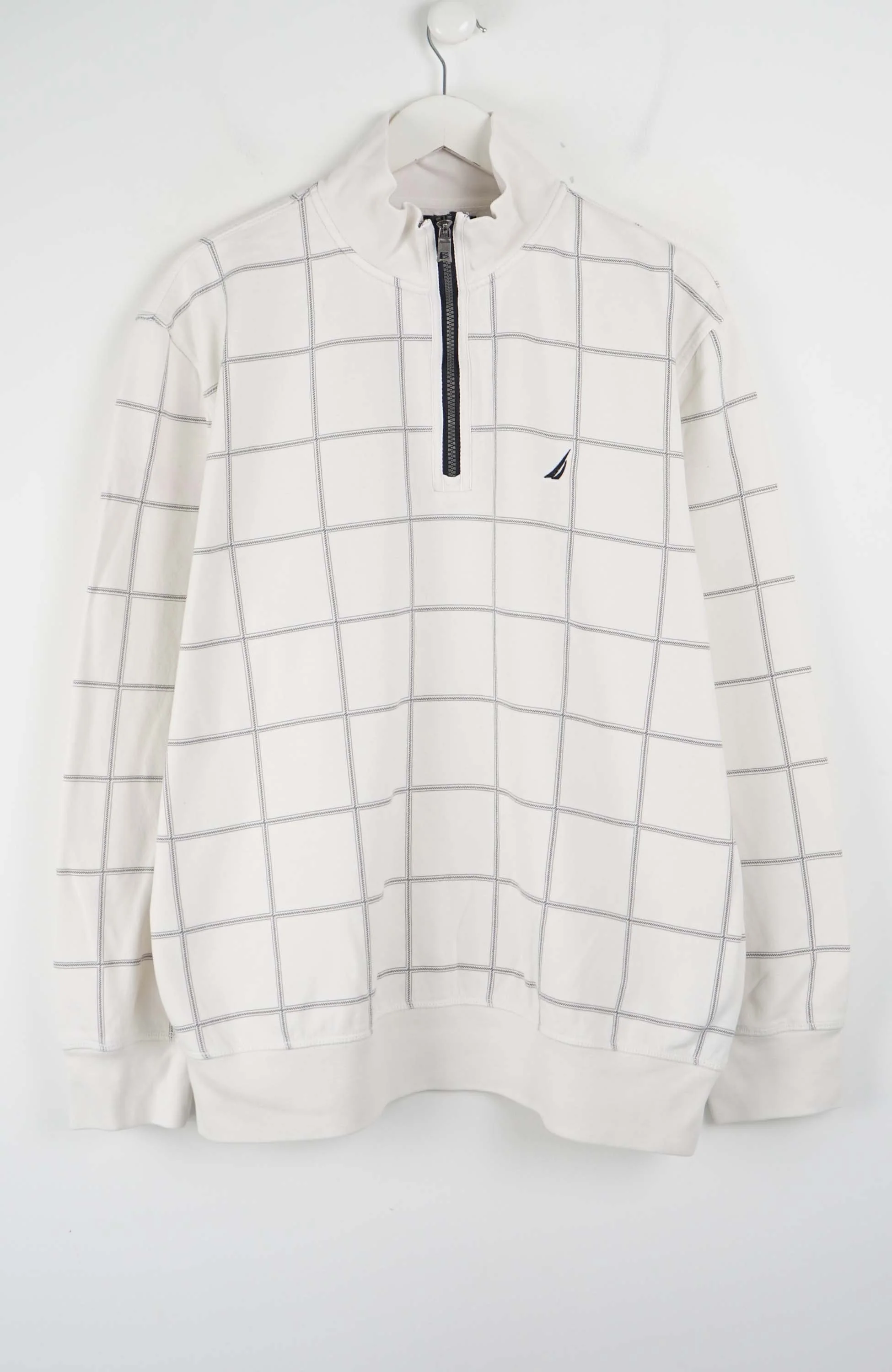 VINTAGE NAUTICA 1/4 ZIP SWEATER (XL)