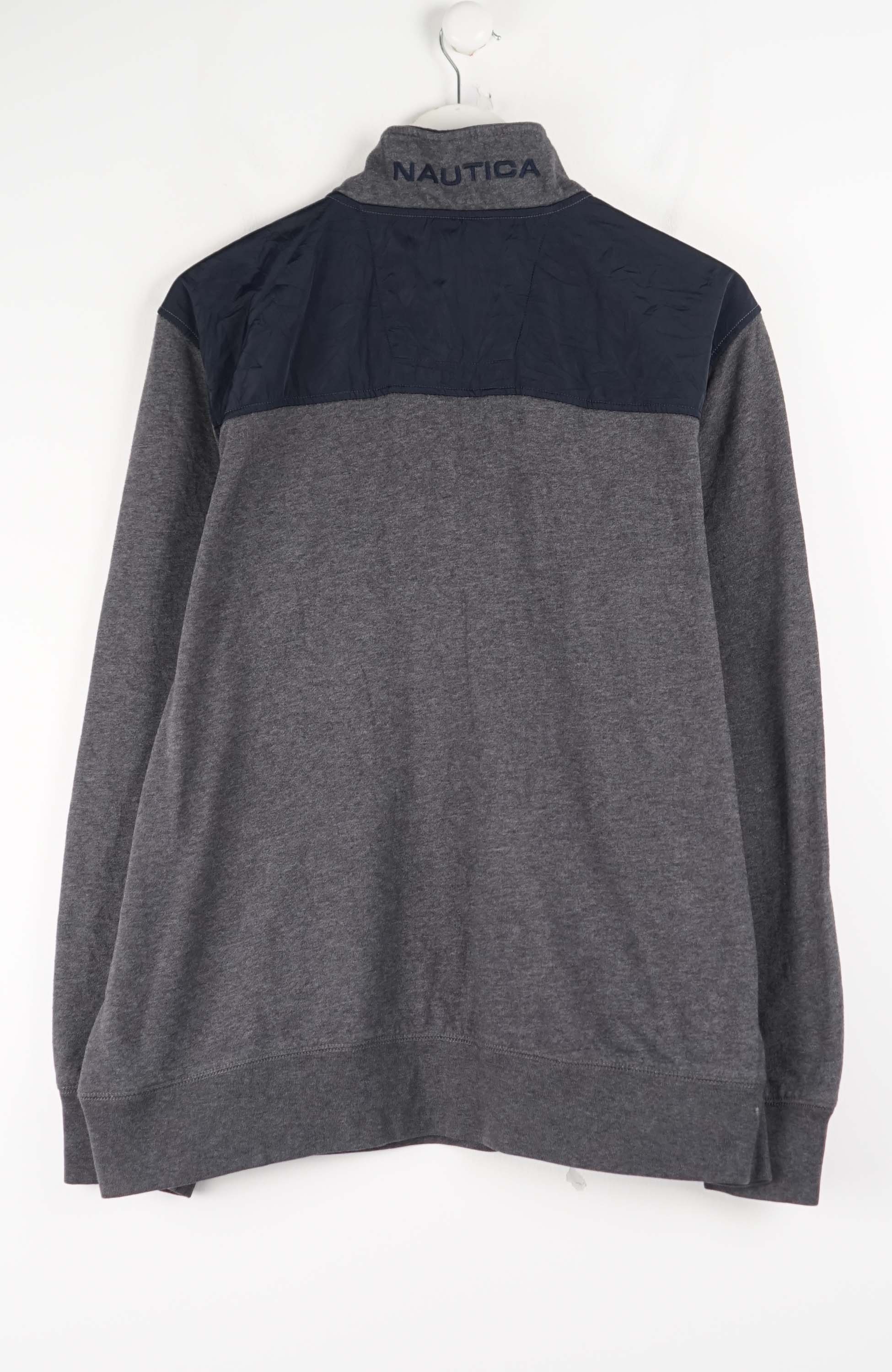 VINTAGE NAUTICA 1/4 ZIP SWEATER (XL) - Image 2