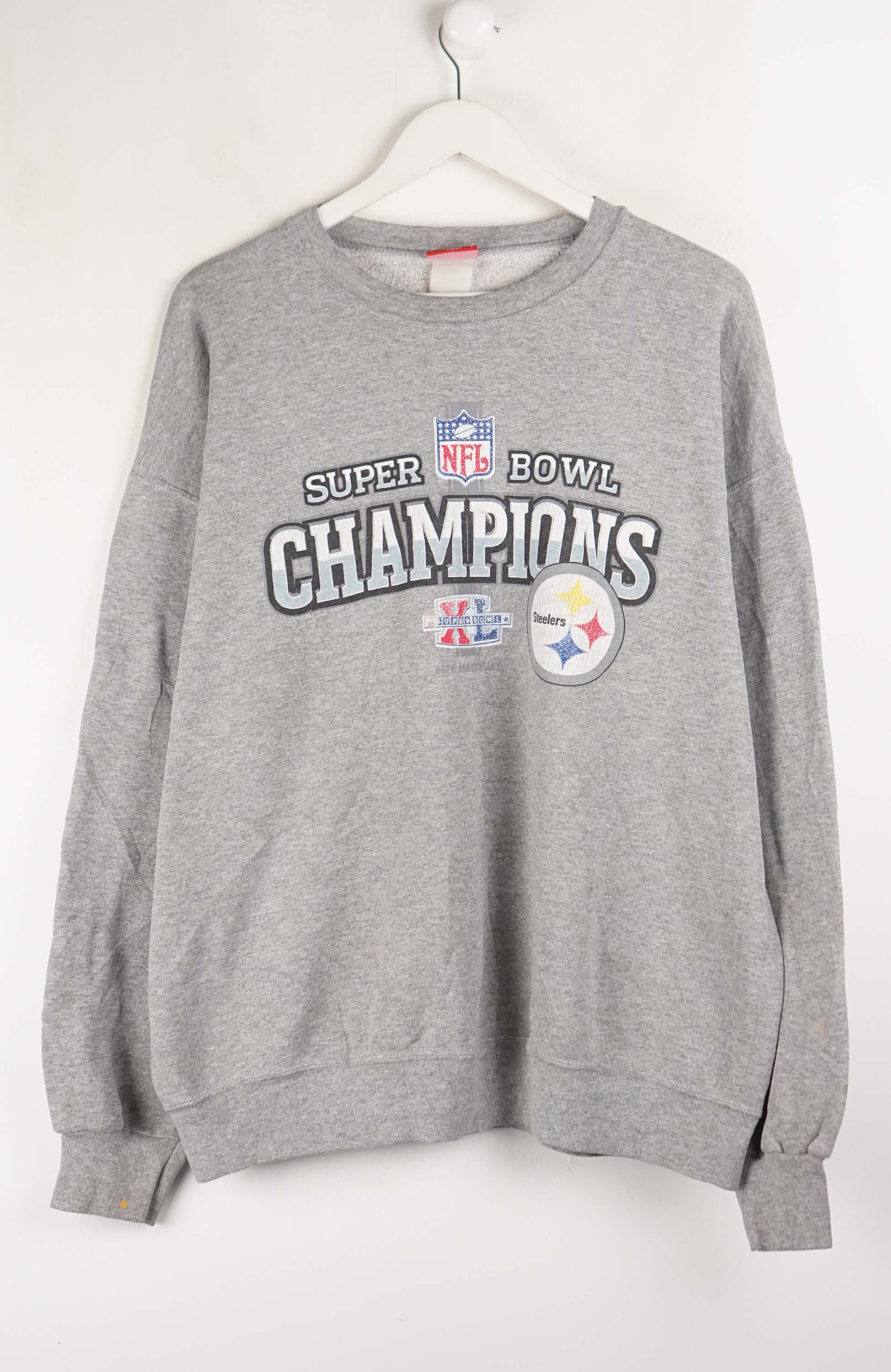 VINTAGE NFL PITTSBURGH STEELERS CHAMPIONS SWEATER (XL)