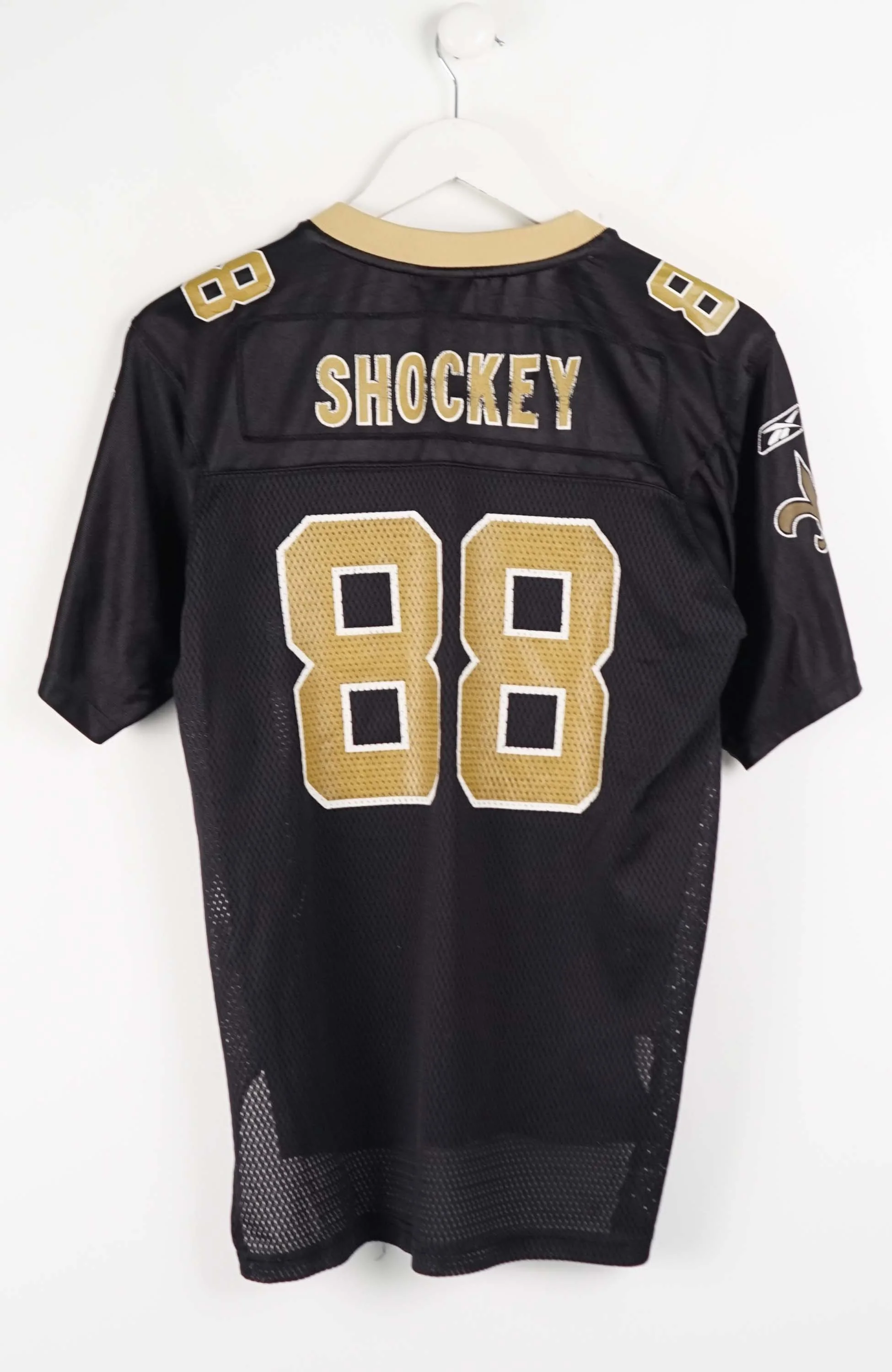 VINTAGE NFL REEBOK NEW ORLEAN SAINTS JERSEY (XS) - Image 2