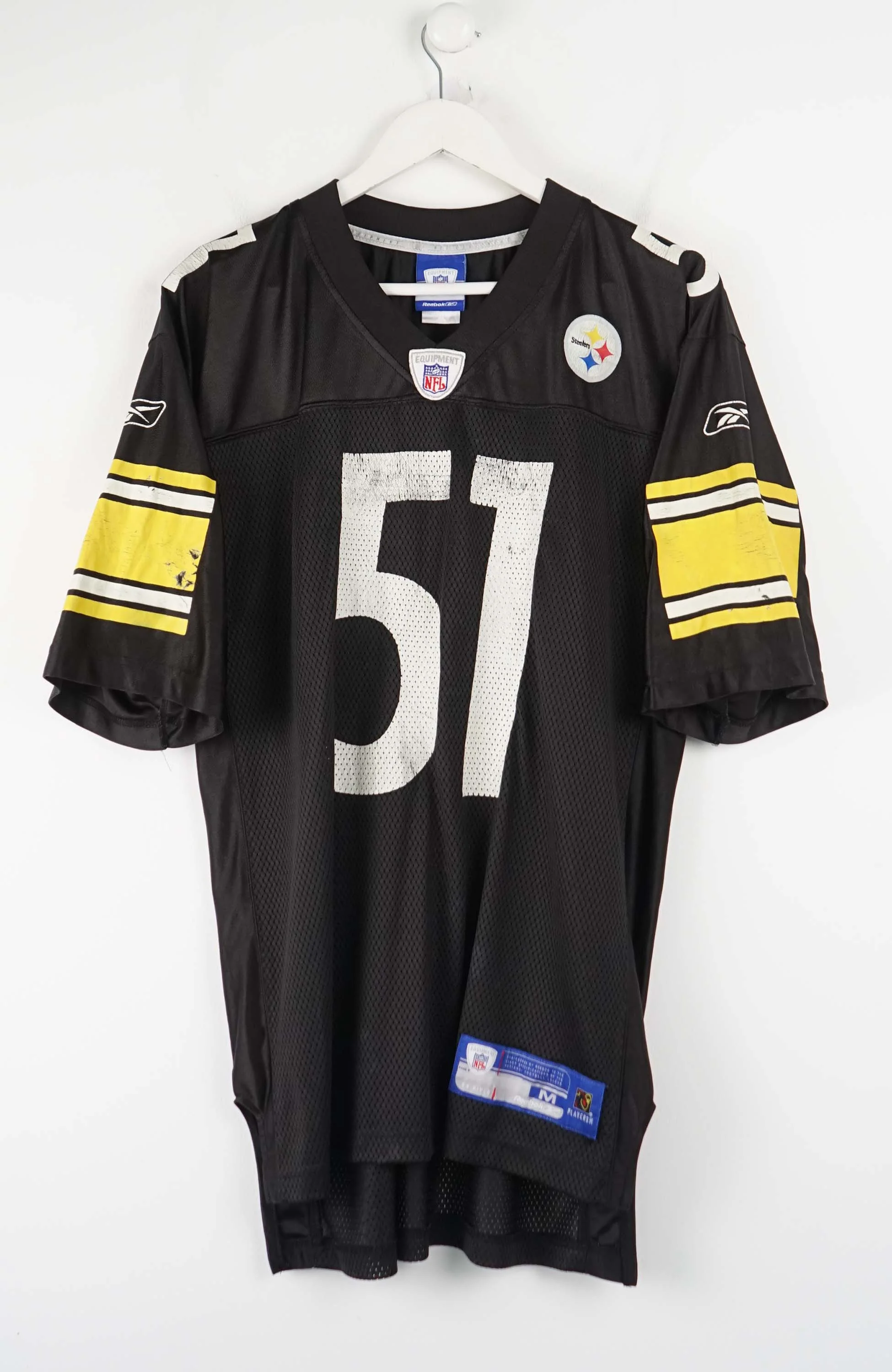 VINTAGE NFL REEBOK PITTSBURGH STEELERS JERSEY (XL)
