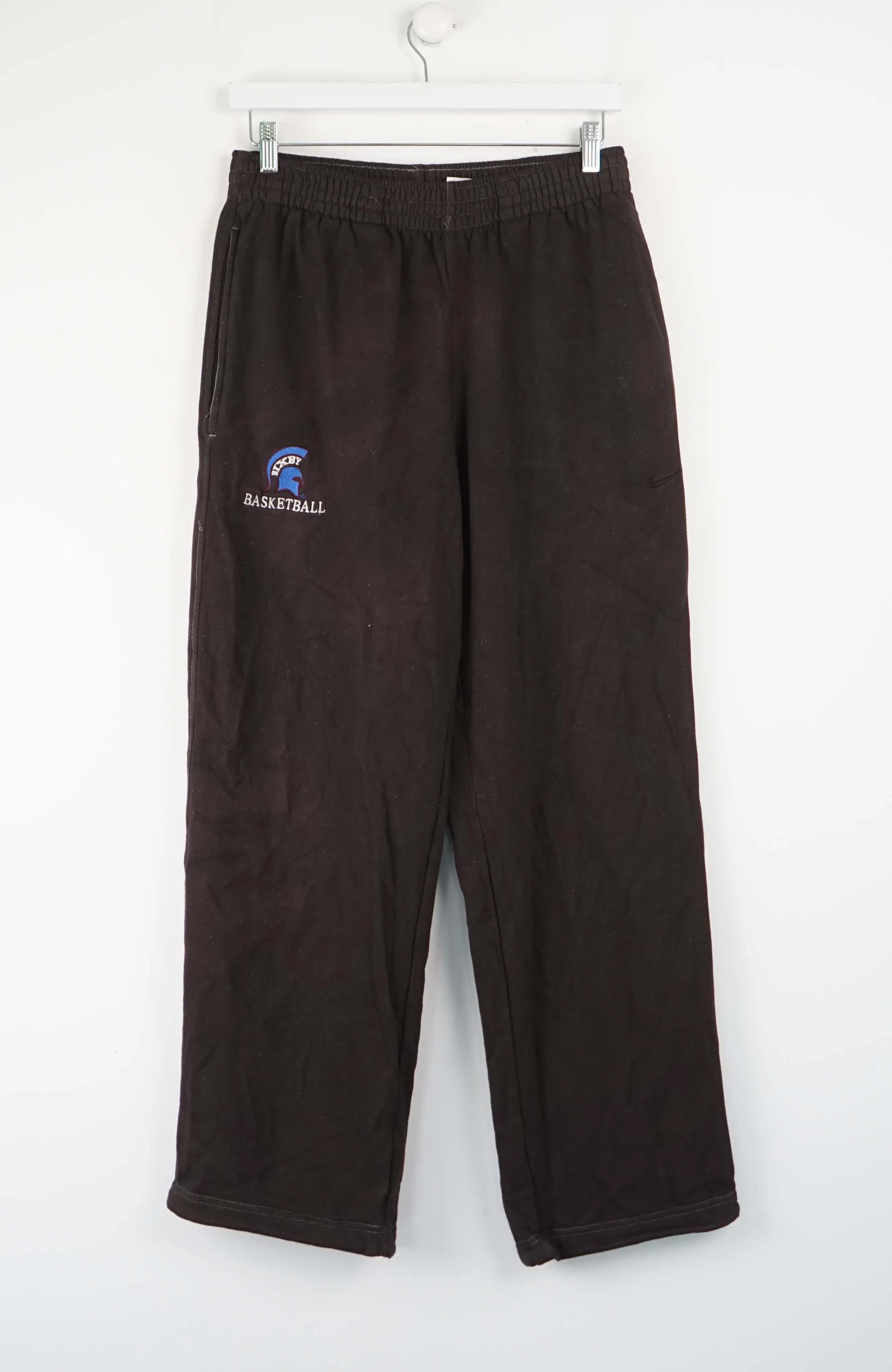VINTAGE NIKE COTTON TRACK PANTS (S)