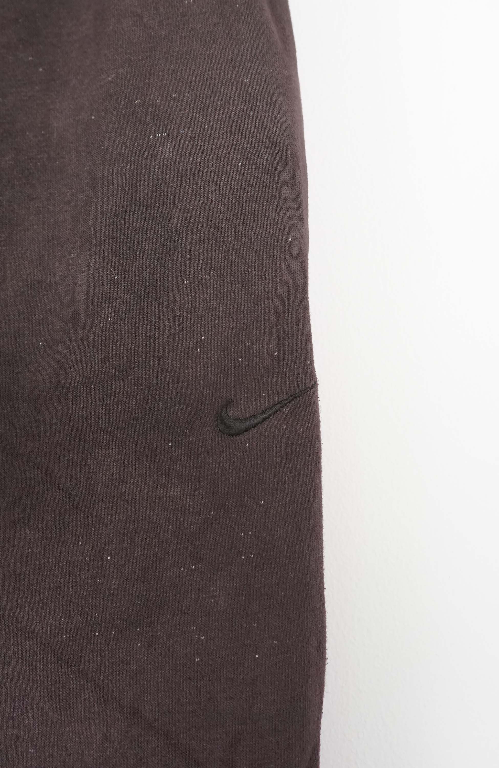 VINTAGE NIKE COTTON TRACK PANTS (S) - Image 2