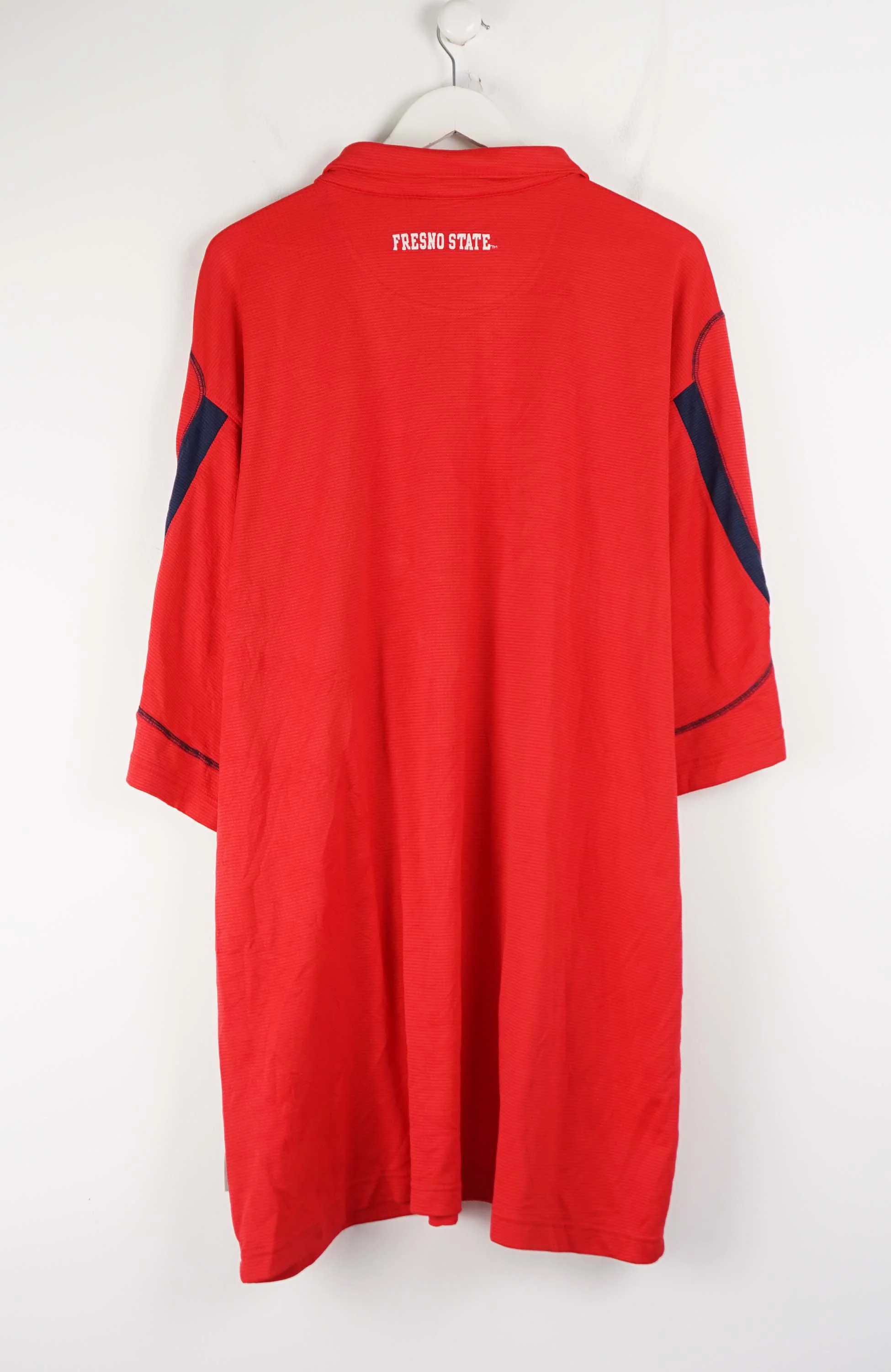 VINTAGE NIKE FRESNO STATE JERSEY POLO SHIRT (XXXL) - Image 2