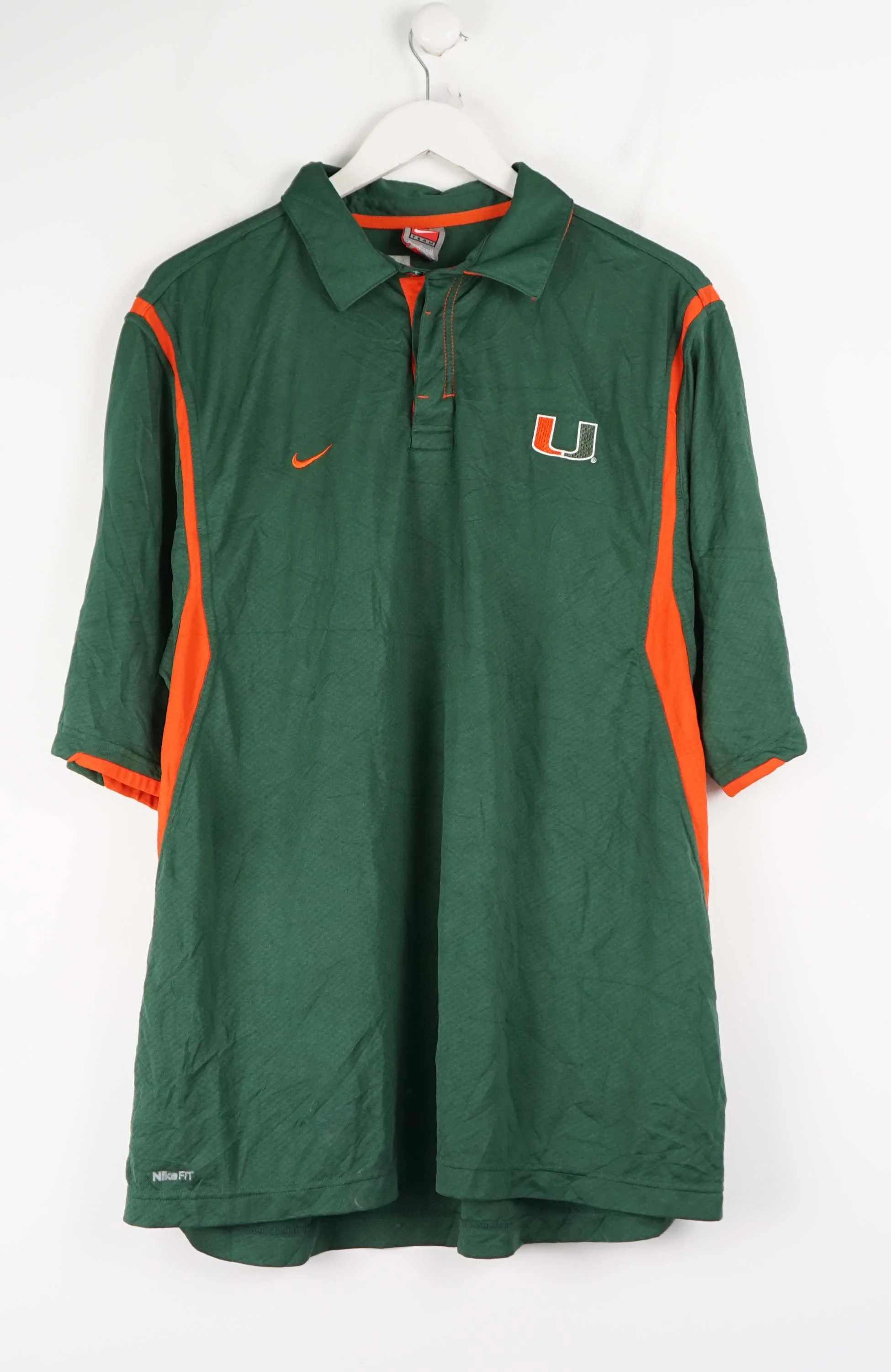 VINTAGE NIKE MIAMI JERSEY POLO SHIRT (XL)
