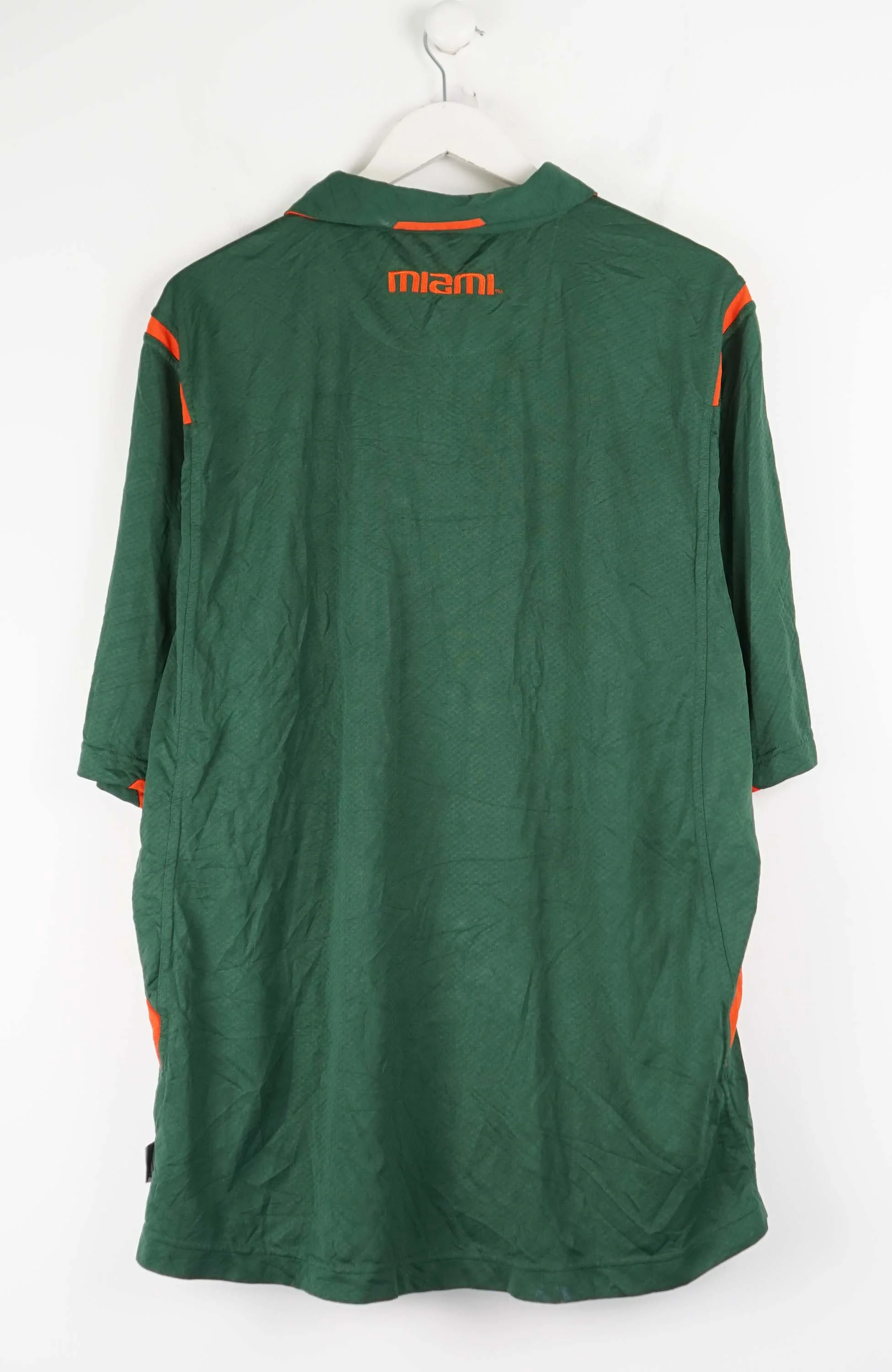 VINTAGE NIKE MIAMI JERSEY POLO SHIRT (XL) - Image 2
