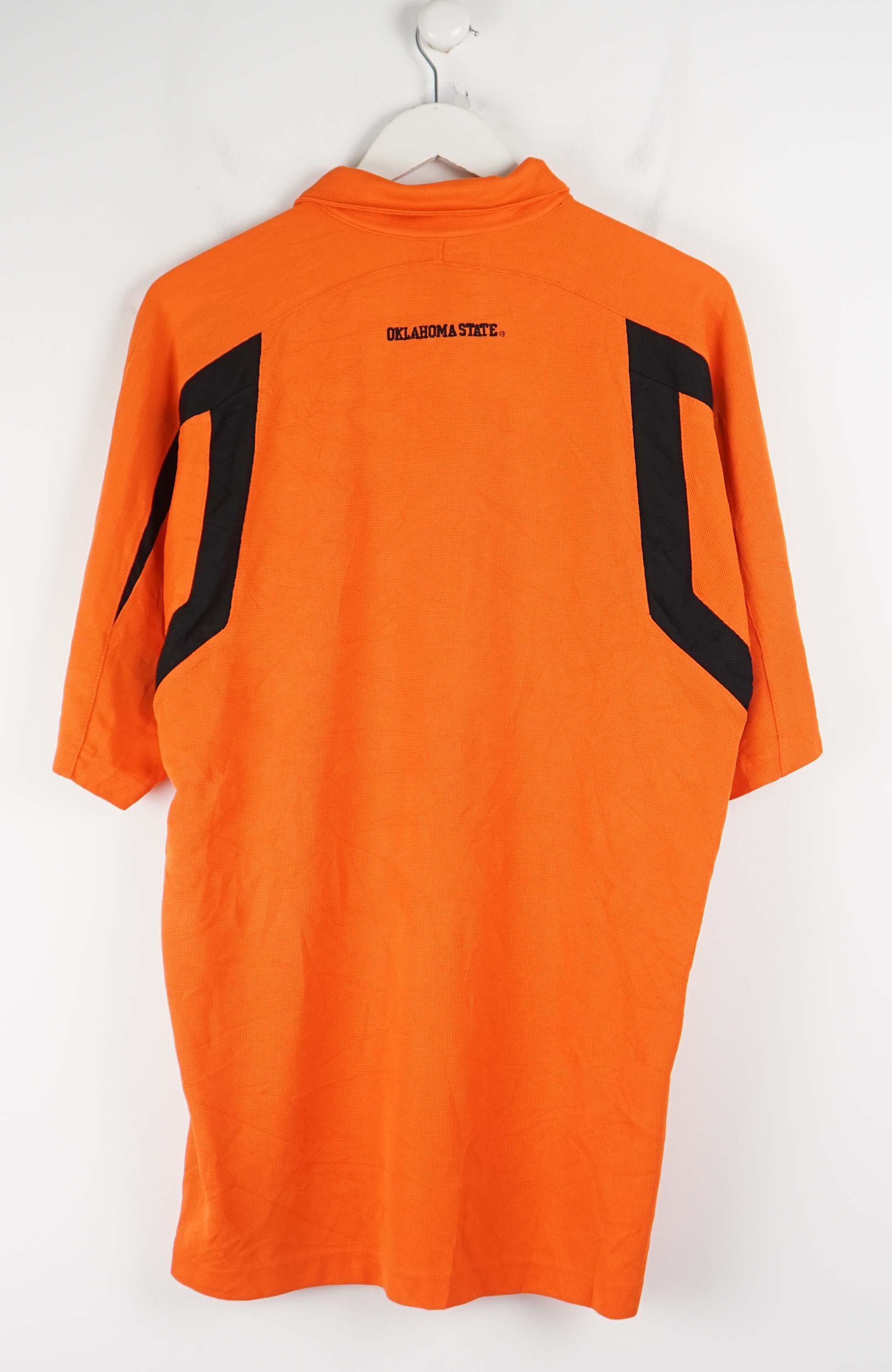 VINTAGE NIKE OKLAHOMA STATE JERSEY POLO SHIRT (L) - Image 2
