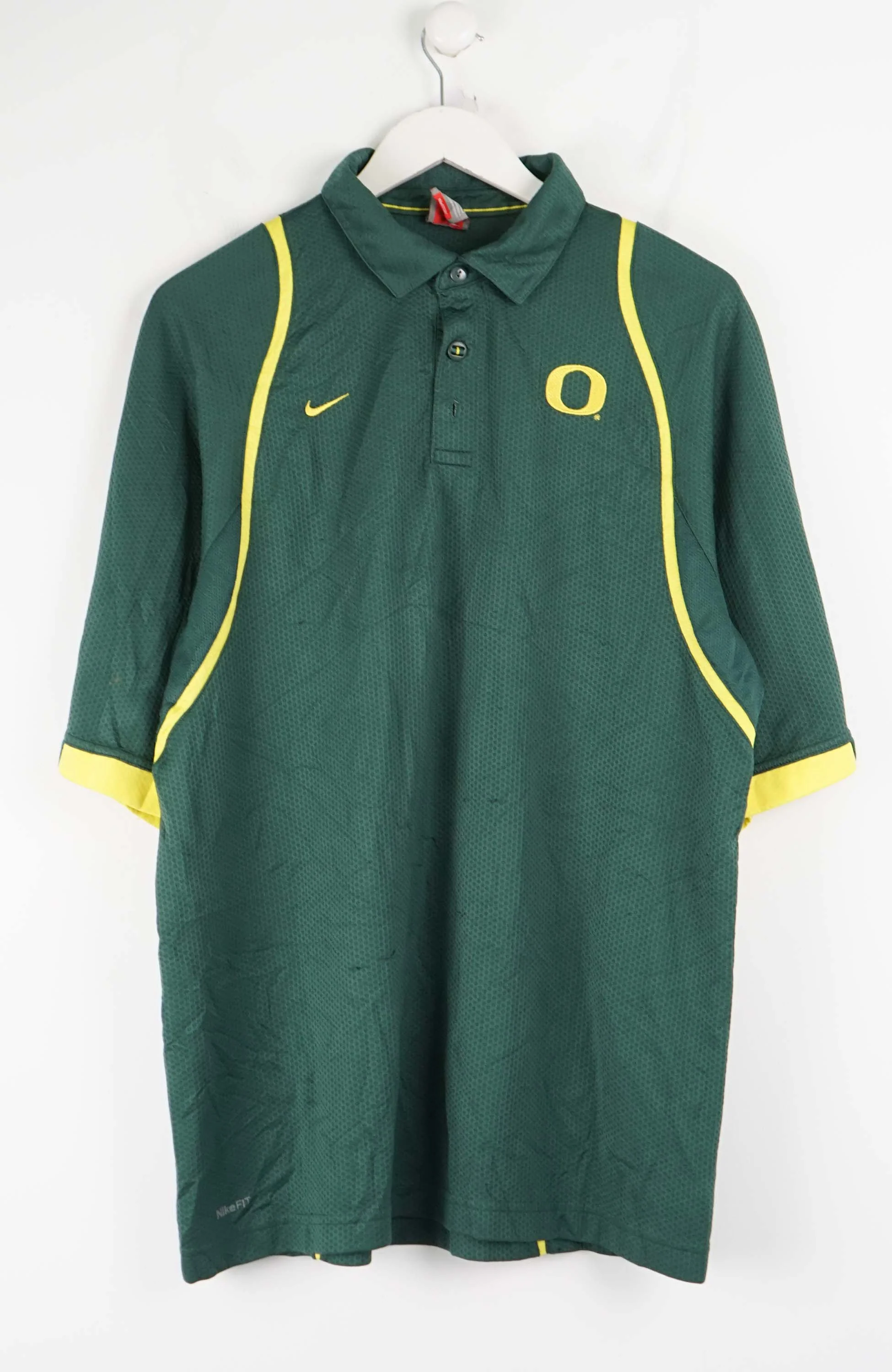 VINTAGE NIKE OREGON JERSEY POLO SHIRT (L)