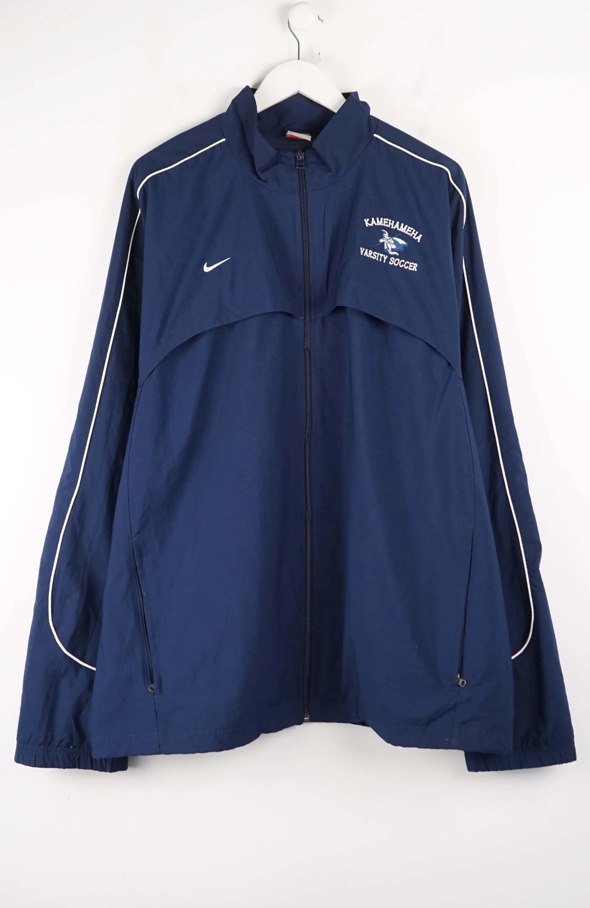 VINTAGE NIKE VARSITY WINDBREAKER (XXL)