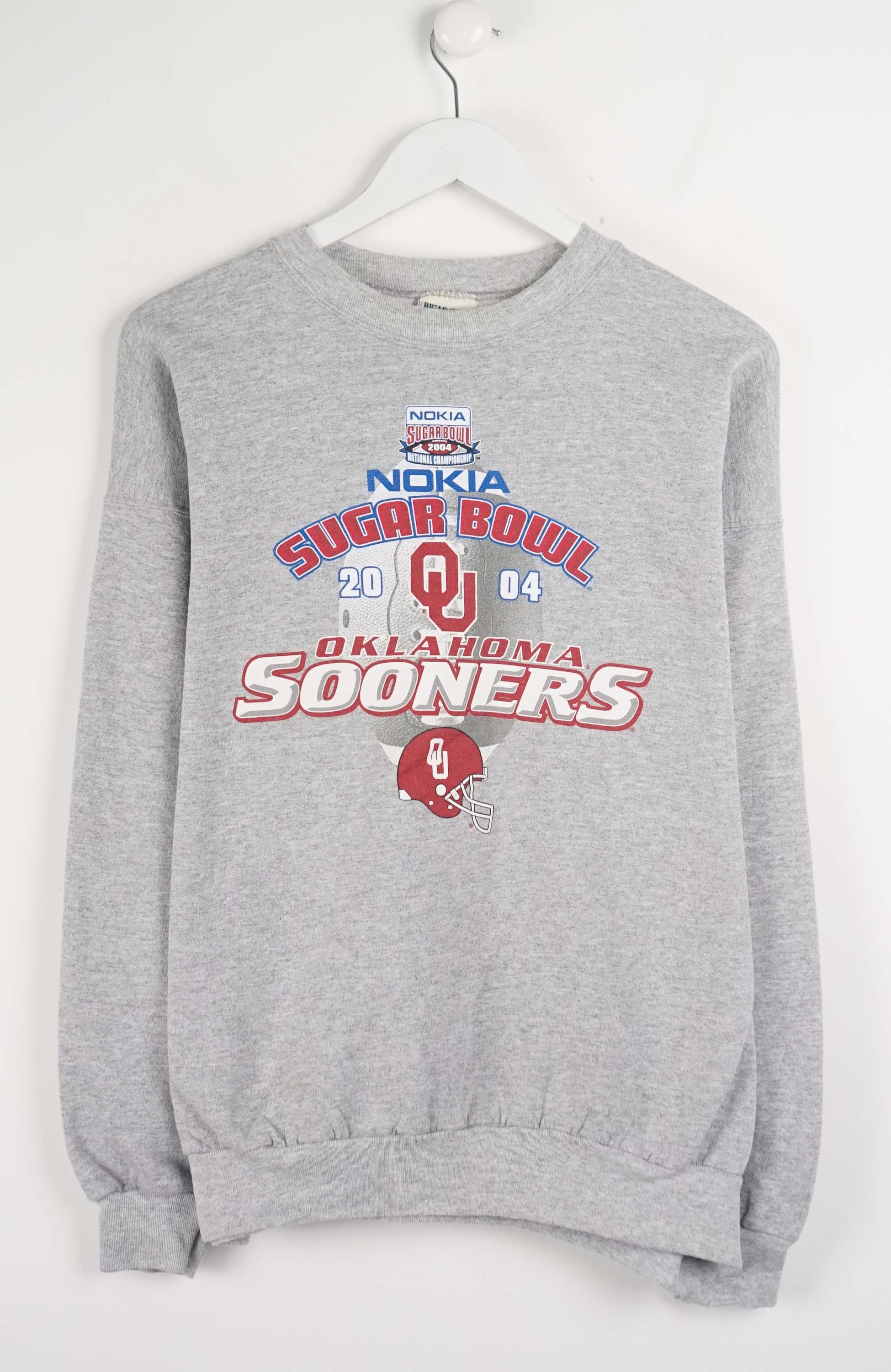 VINTAGE OKLAHOMA SOONERS SUGARBOWL 2004 SWEATER (S)