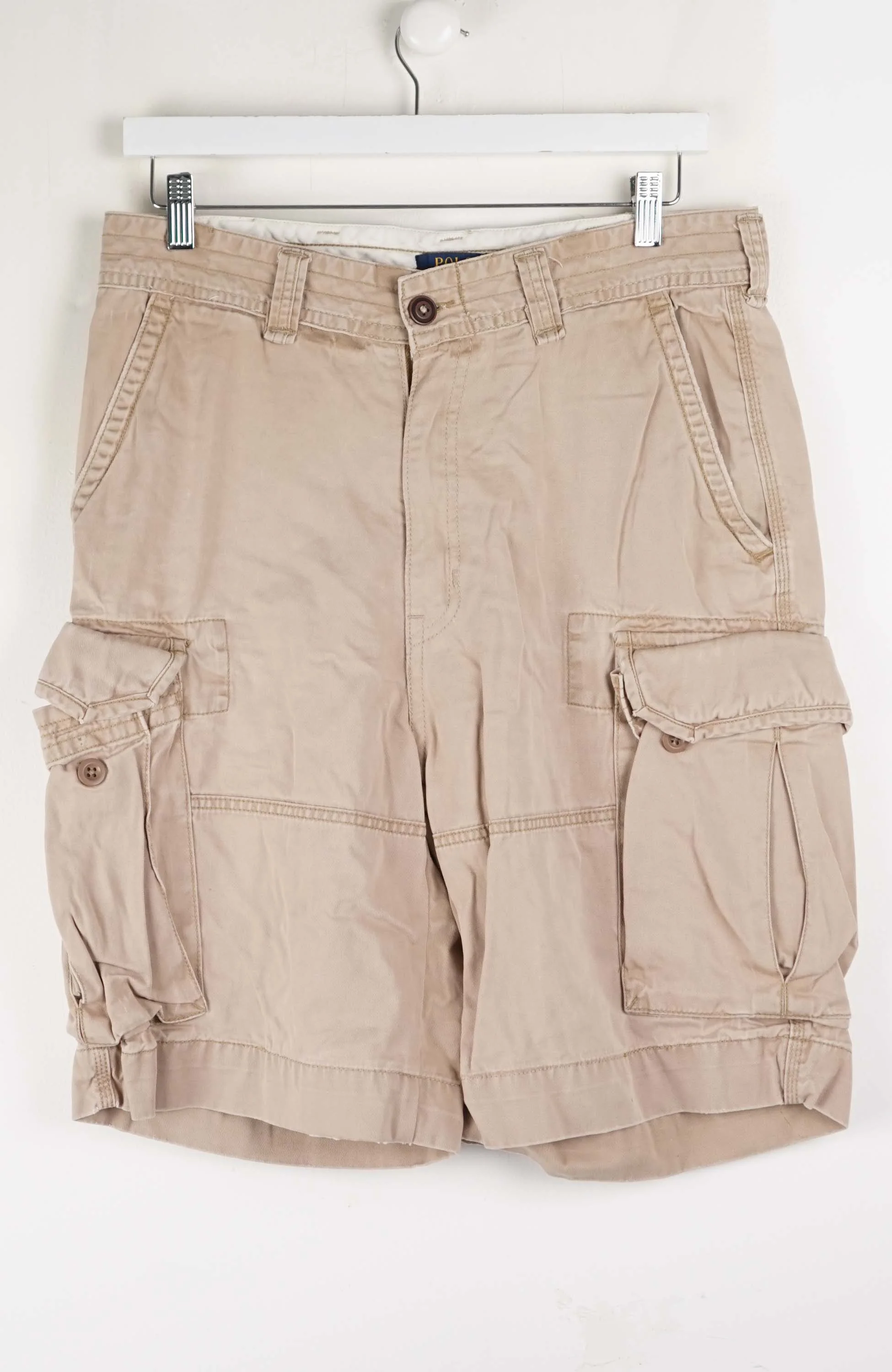 VINTAGE POLO RALPH LAUREN CARGO SHORTS W34