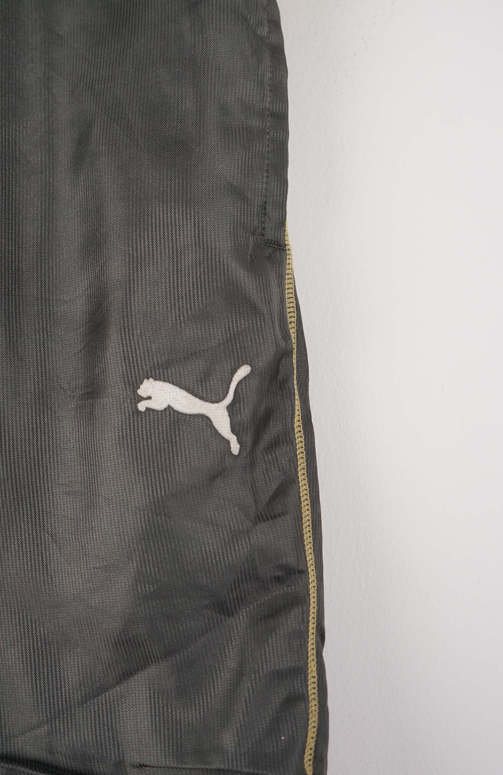 VINTAGE PUMA TRACK PANT SHORTS (M) - Image 2