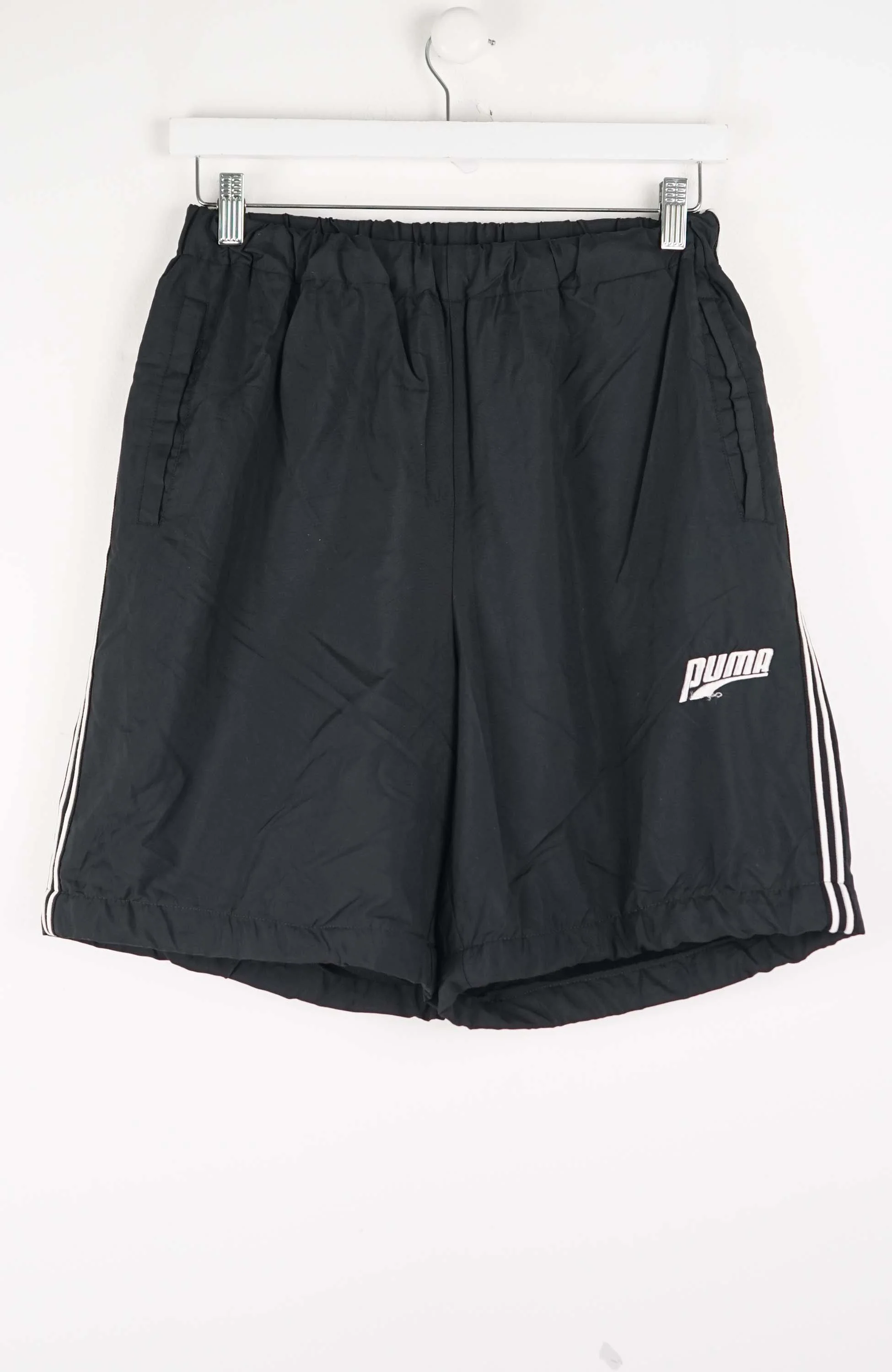 VINTAGE PUMA TRACK PANT SHORTS (S)