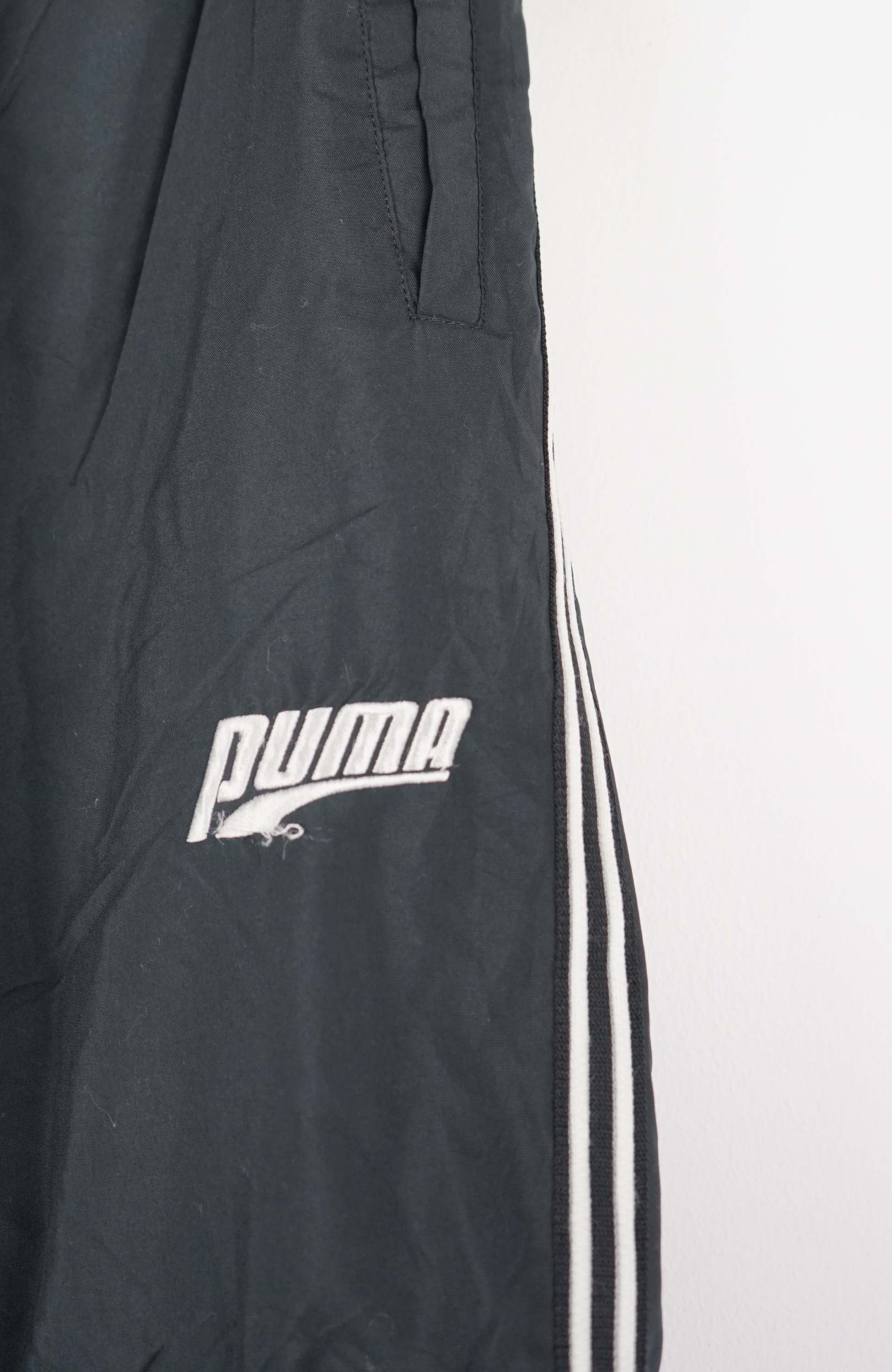 VINTAGE PUMA TRACK PANT SHORTS (S) - Image 2